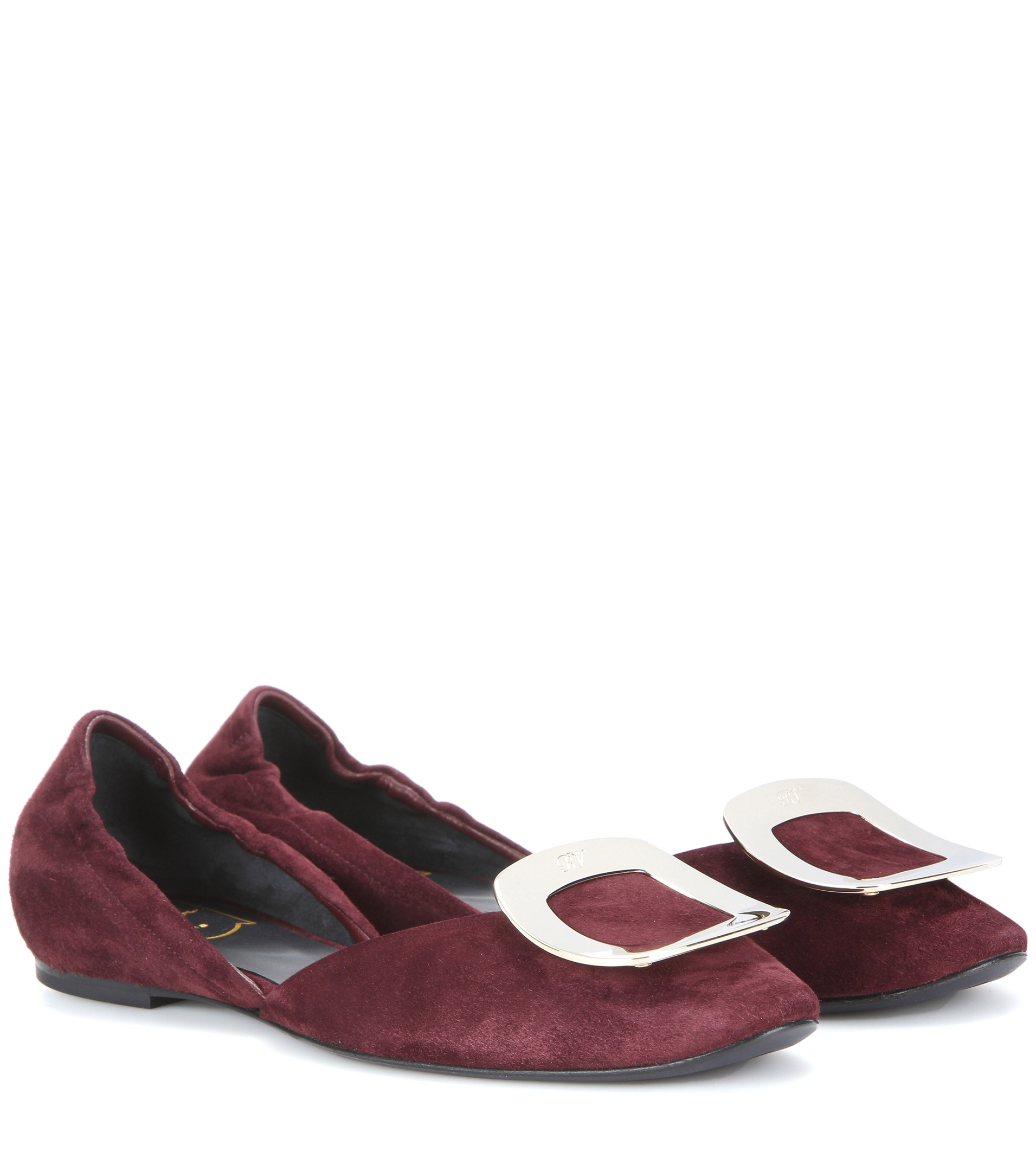 roger vivier chips ballerina flats