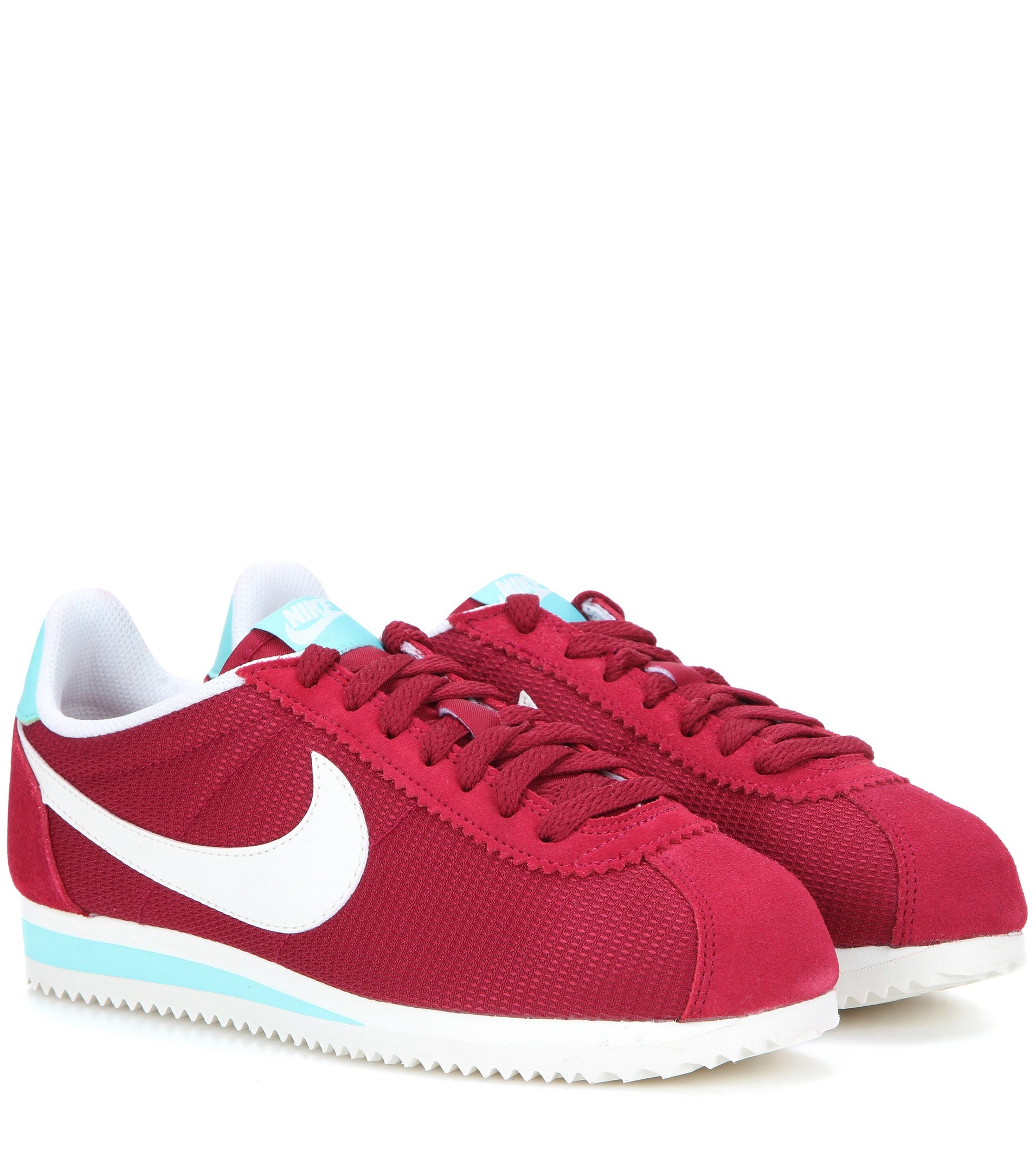 Nike Cortez Suede Trainers in Red - Save 32% | Lyst