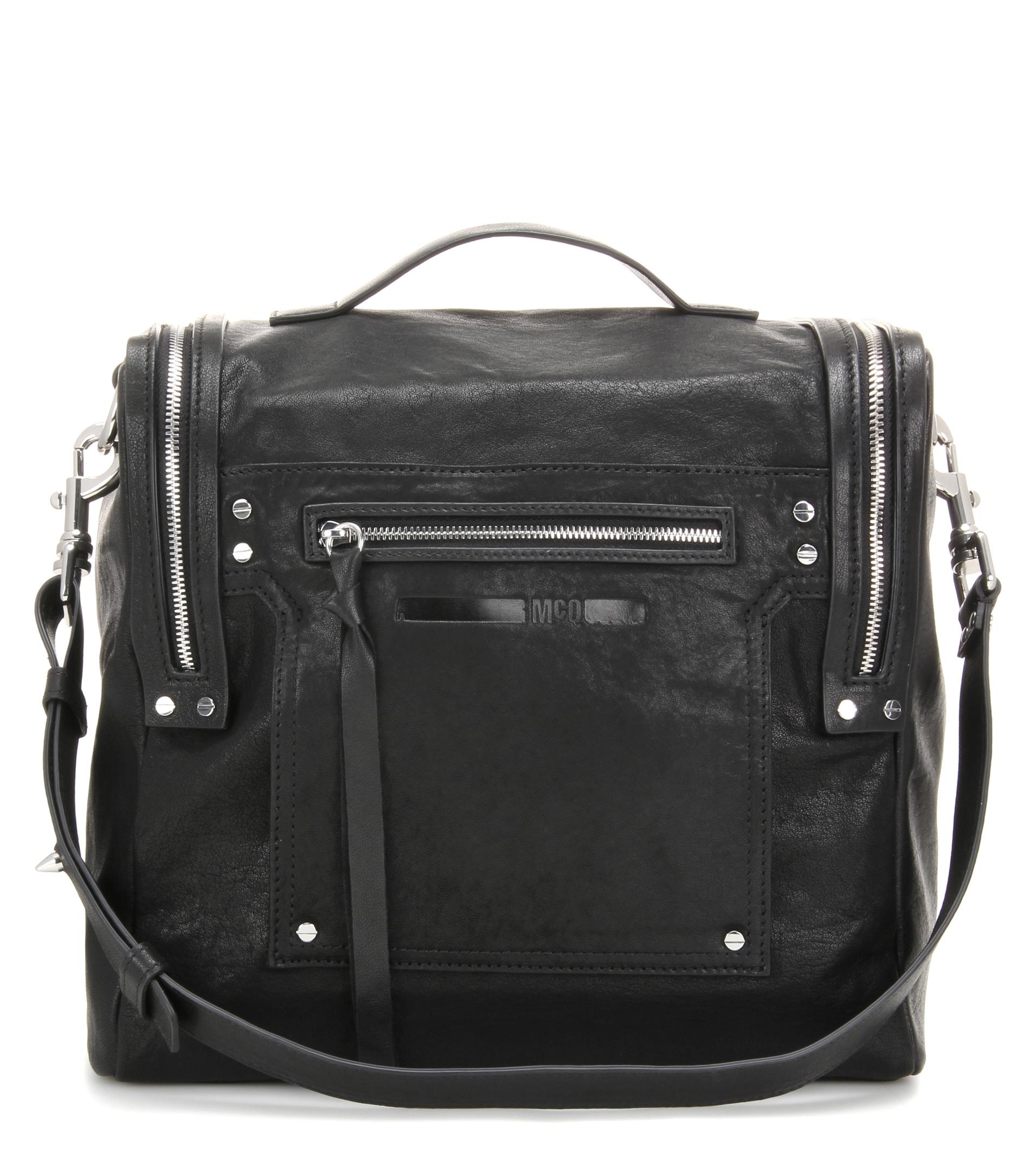 Lyst - Mcq Convertible Box Bag Loveless Leather Shoulder Bag in Black