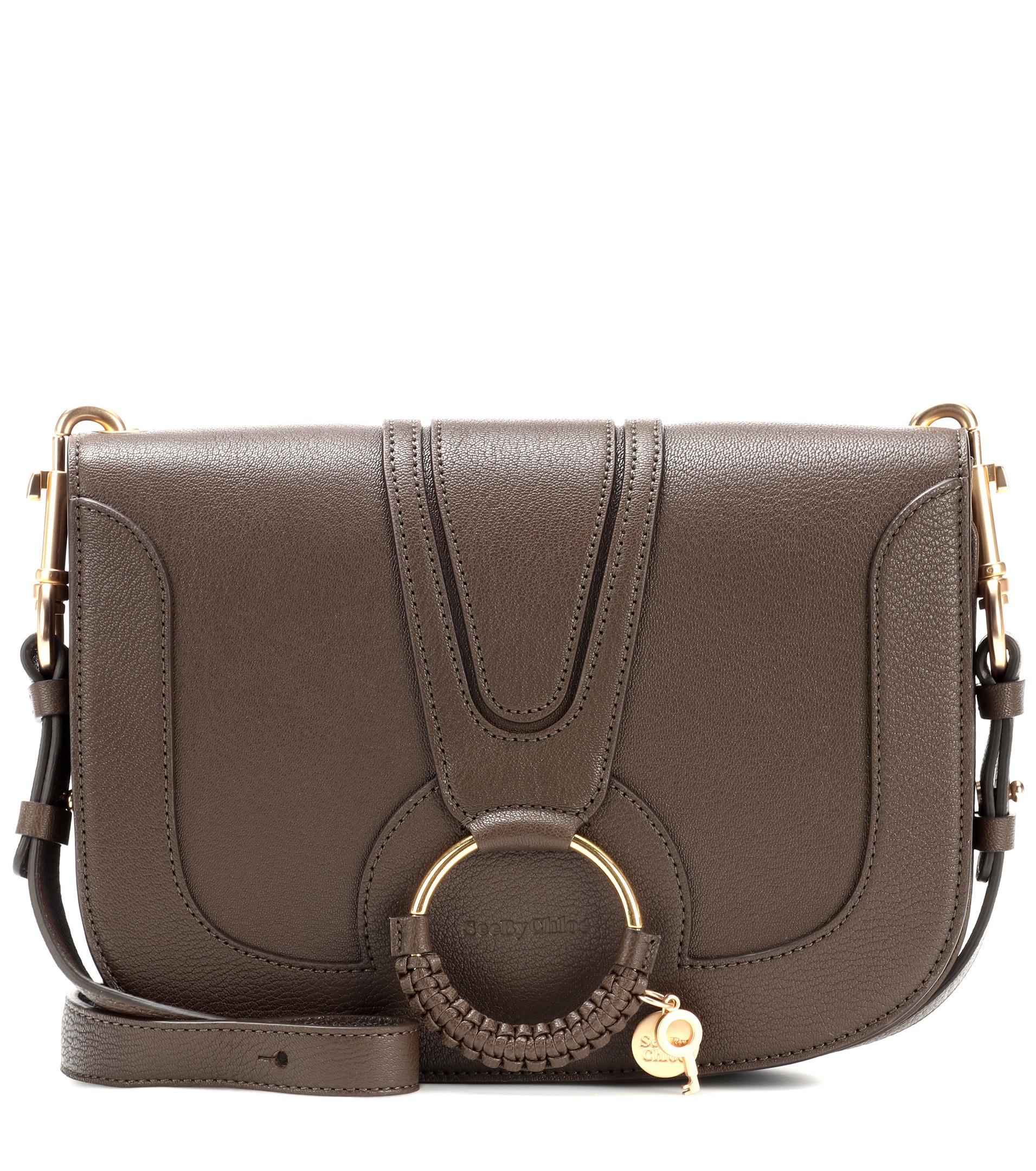 See by chloé Hana Medium Leather Shoulder Bag in Brown | Lyst