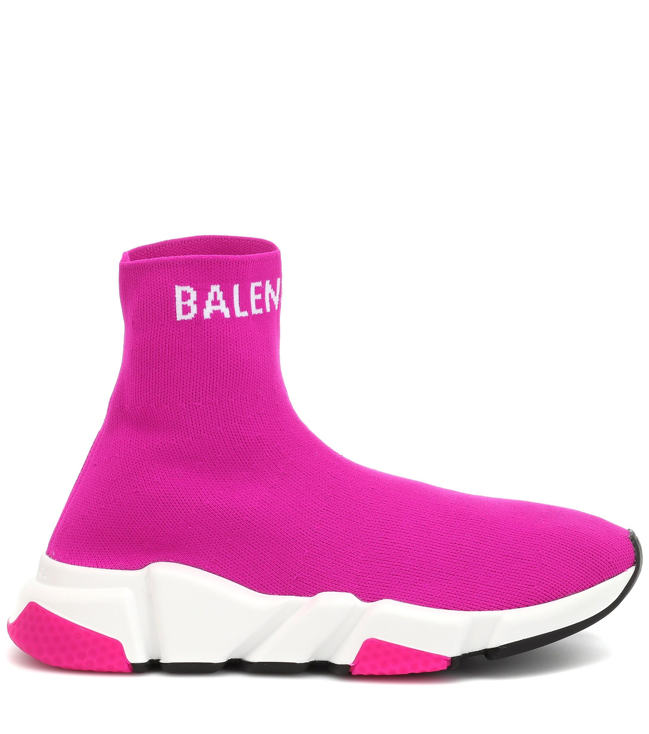 balenciaga trainers womens purple