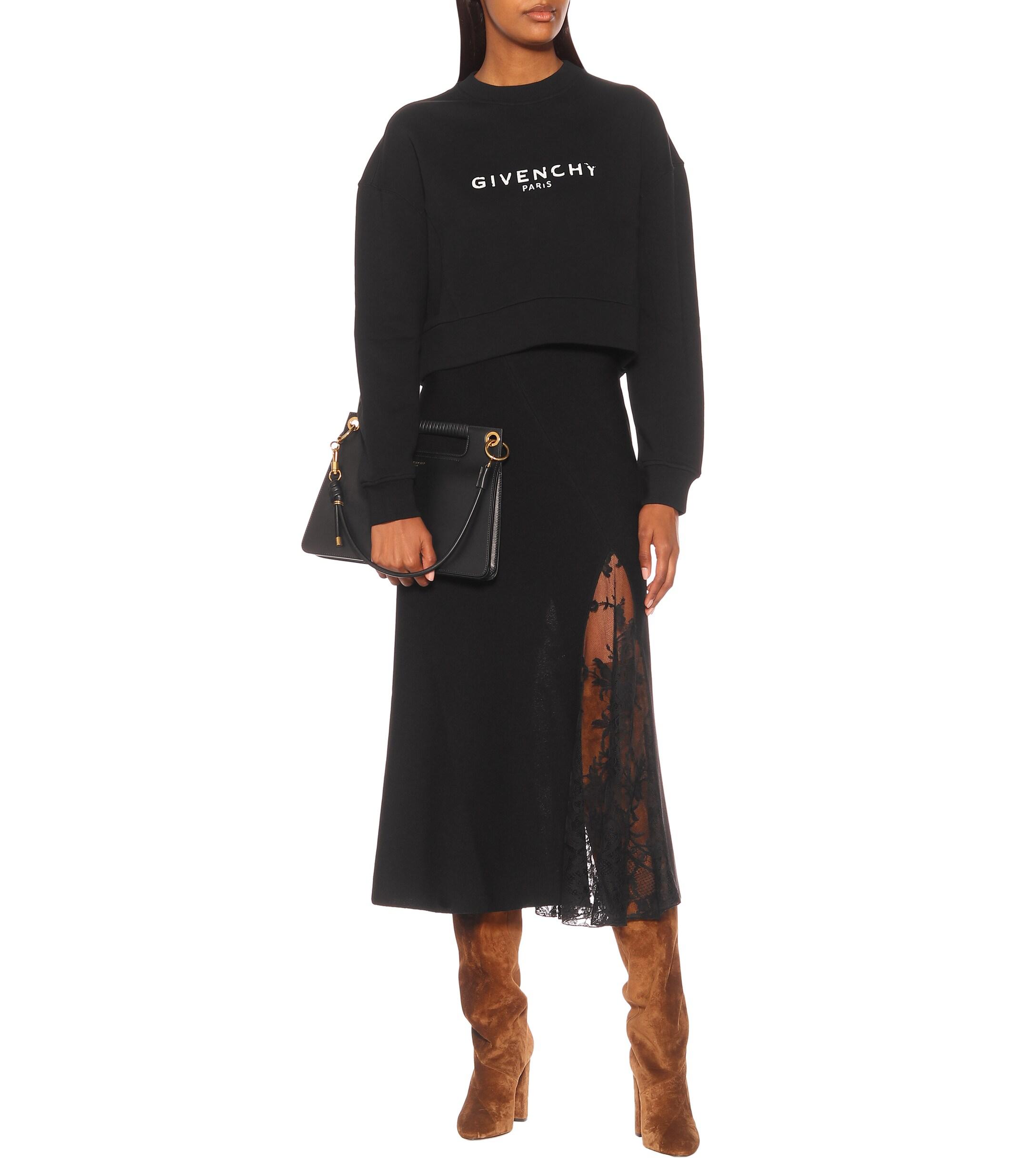 givenchy crop sweatshirt