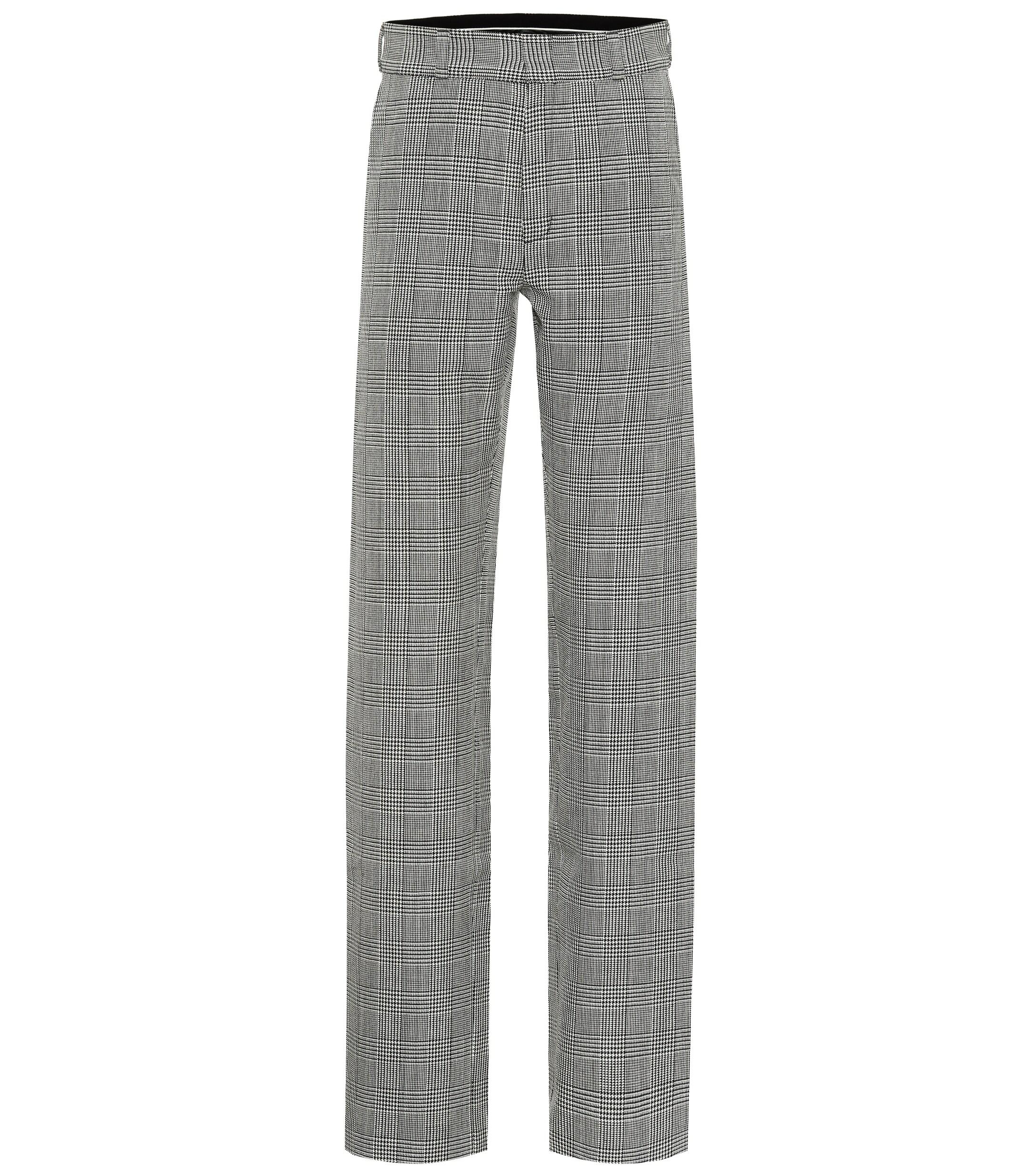 high rise wool pants