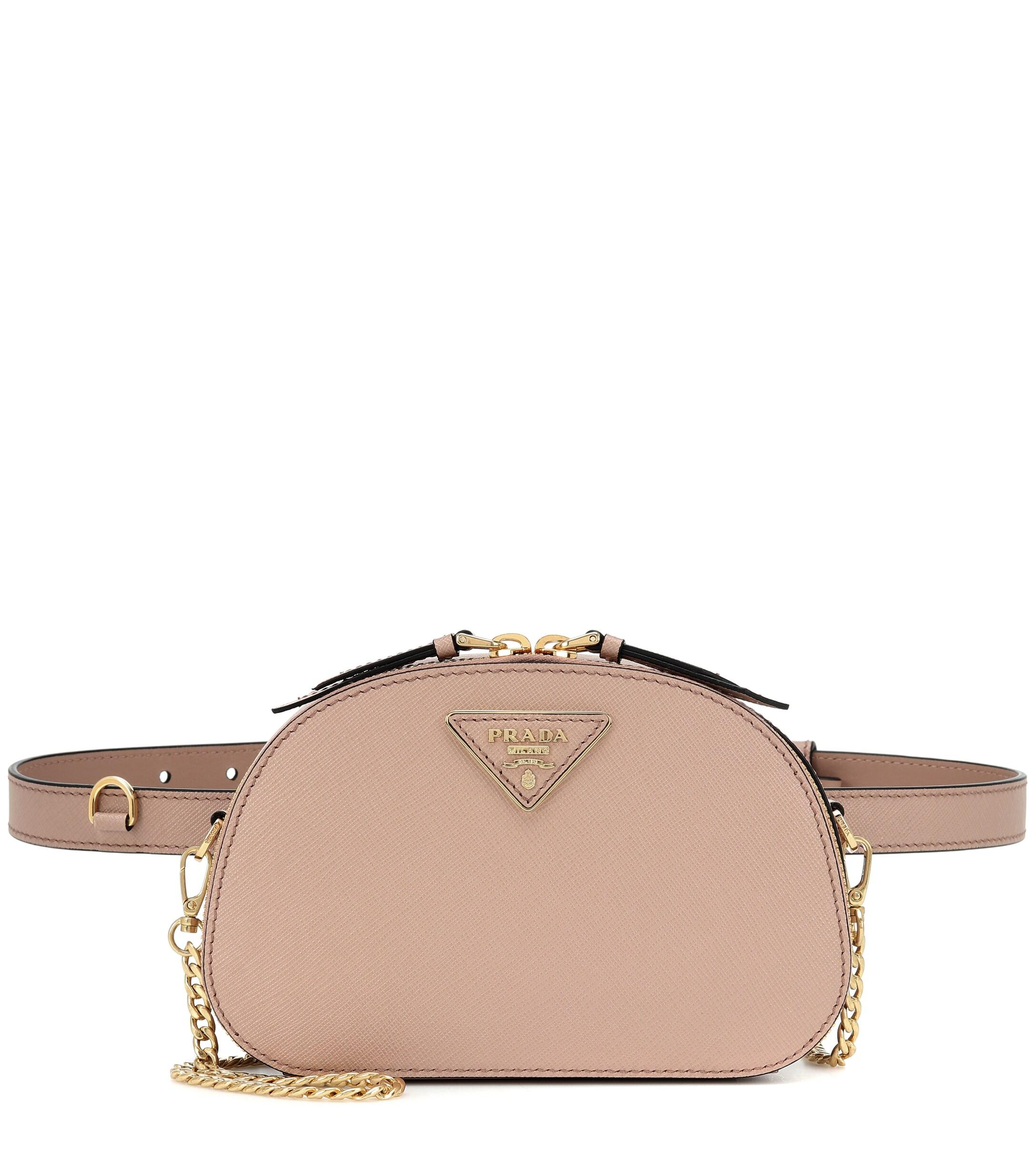 Prada Odette Leather Belt Bag Lyst