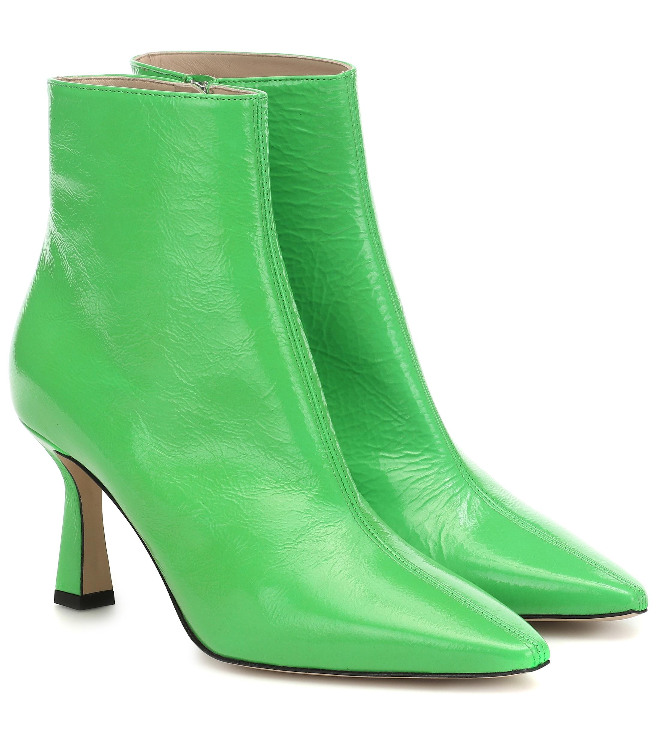 Wandler Exclusive To Mytheresa – Lina Patent Leather Ankle Boots in ...