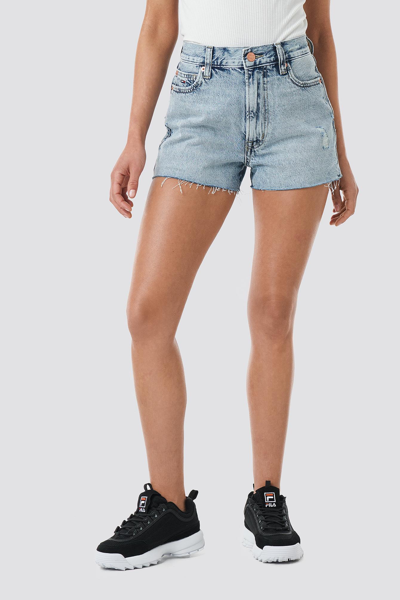 tommy jeans hot pant denim shorts