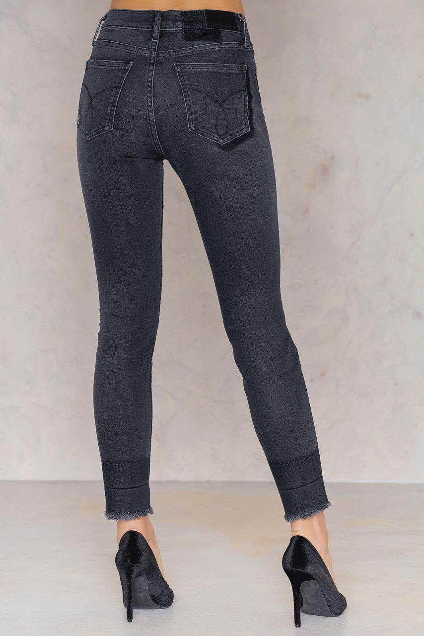 calvin klein high waisted skinny jeans