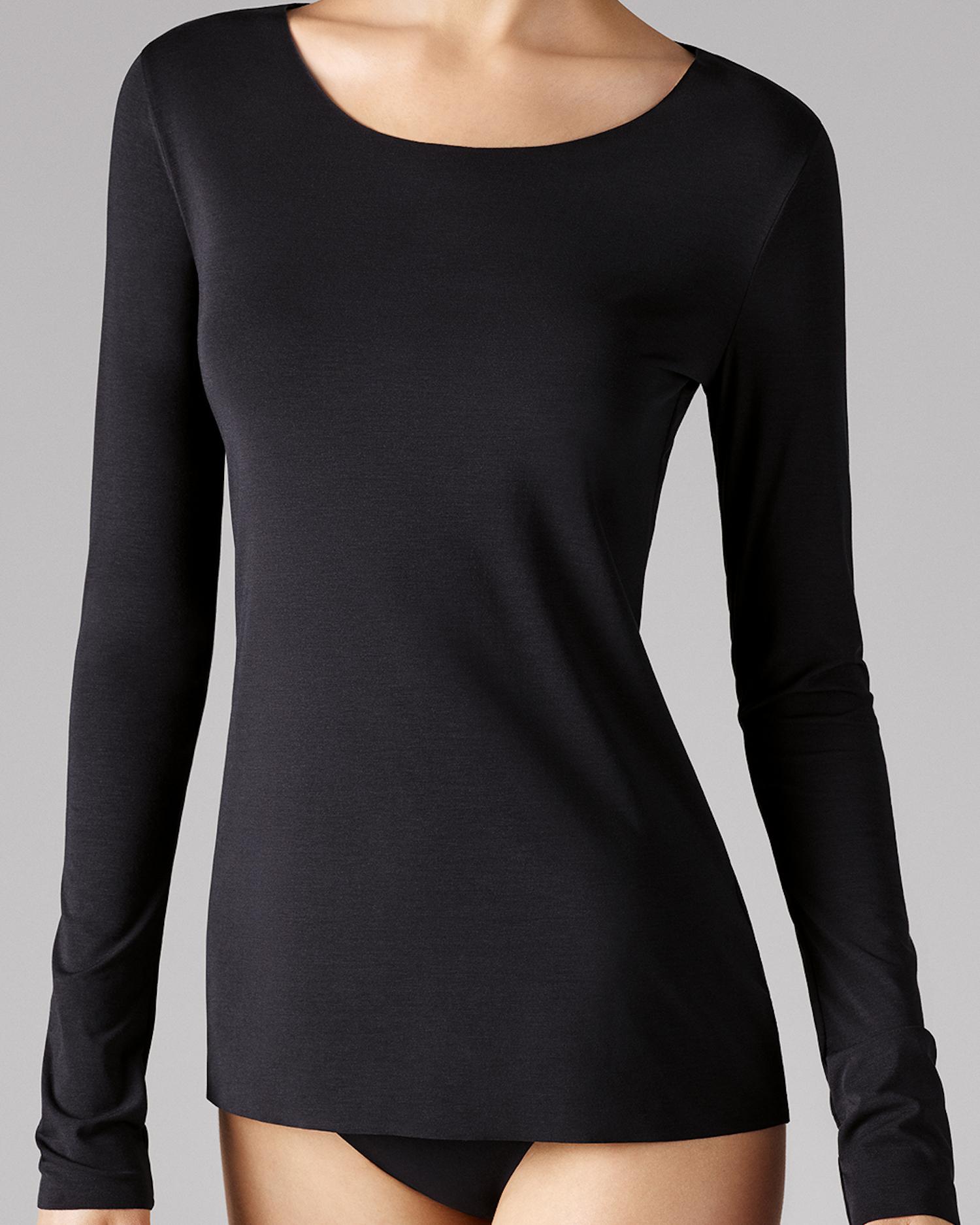 Wolford Synthetic Pure Pullover in Graphite (Black) - Lyst