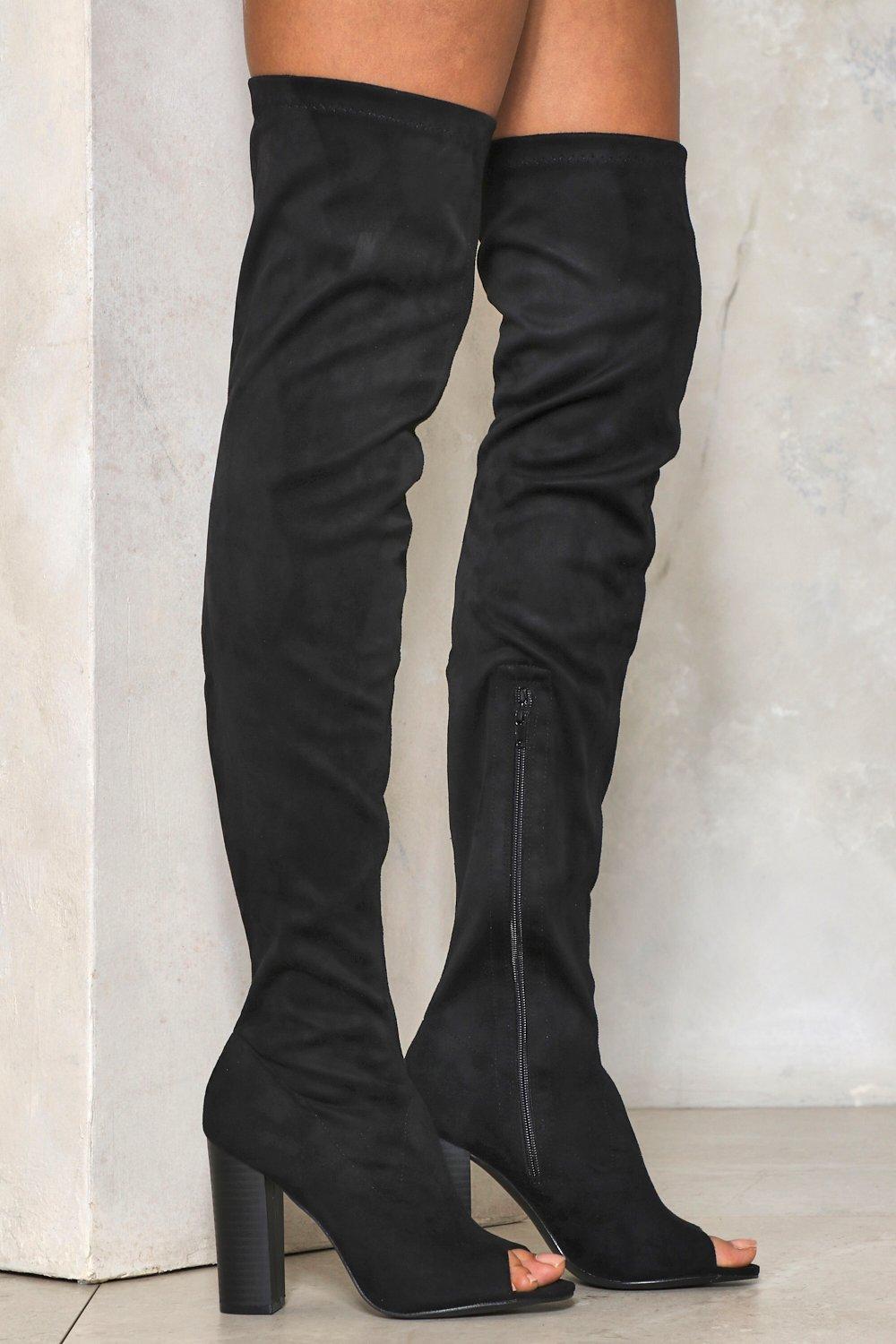 new look peep toe boots