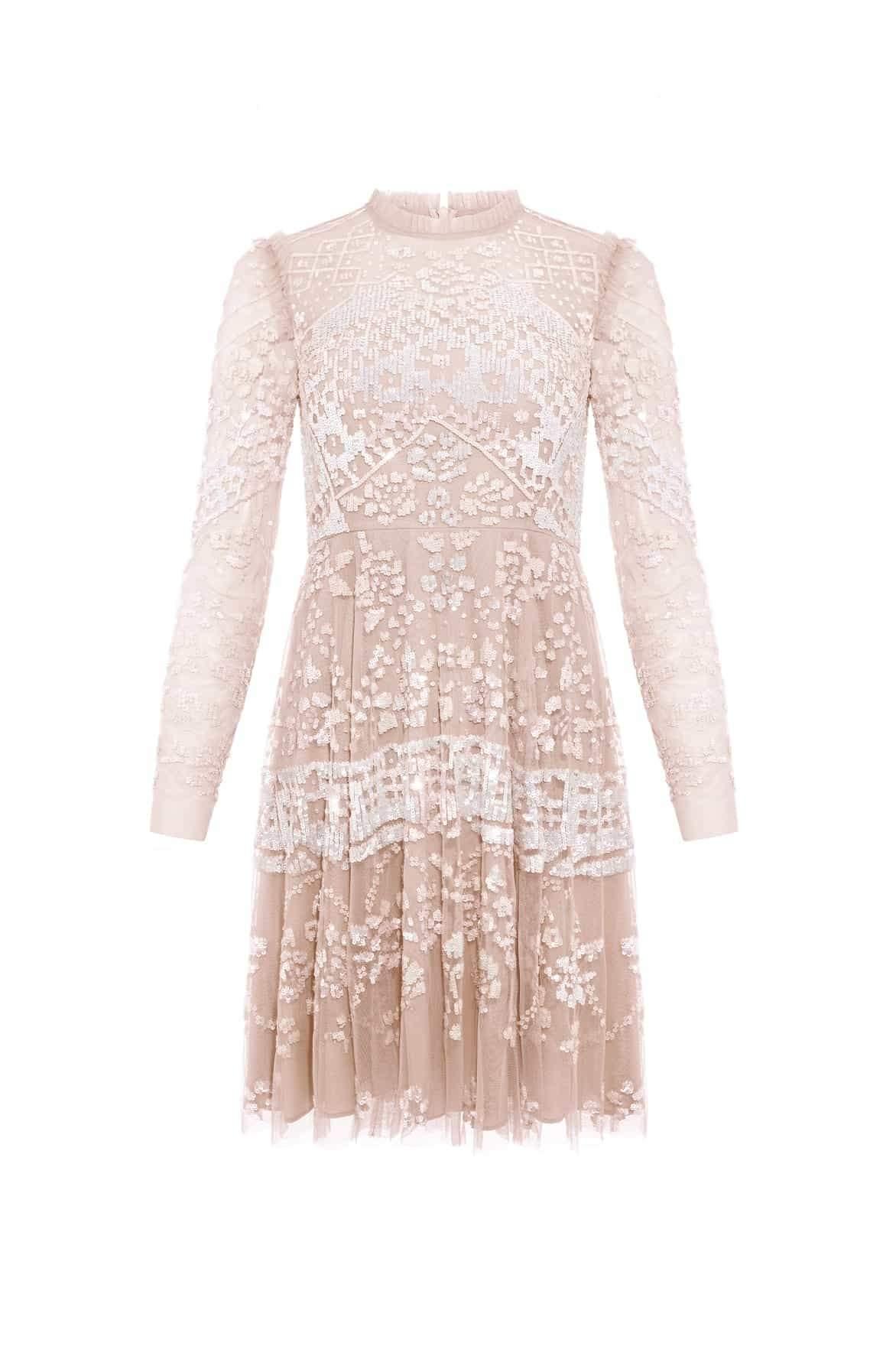 Needle & Thread Lace Aurora Dress in Pink - Save 2% - Lyst