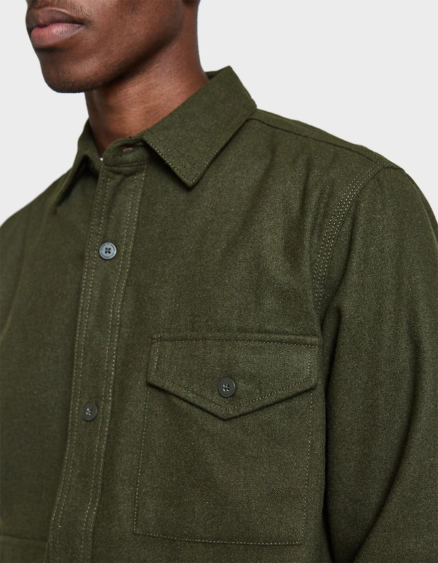 mens army green shirt