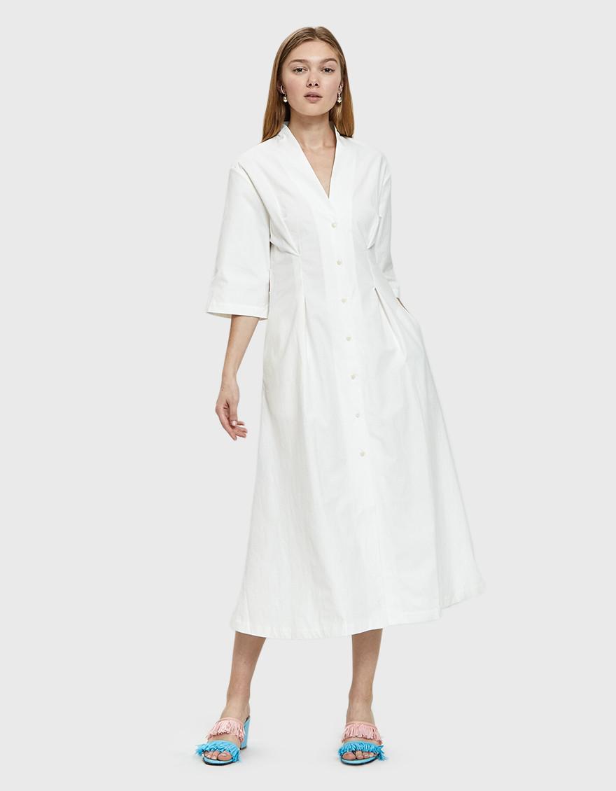 Shaina Mote Poet On Down Dress In White Lyst Gallery