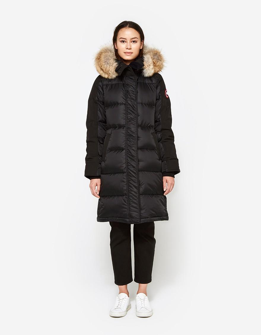 canada goose rowley fur-trim parka canada goose rowley fur-trim parka