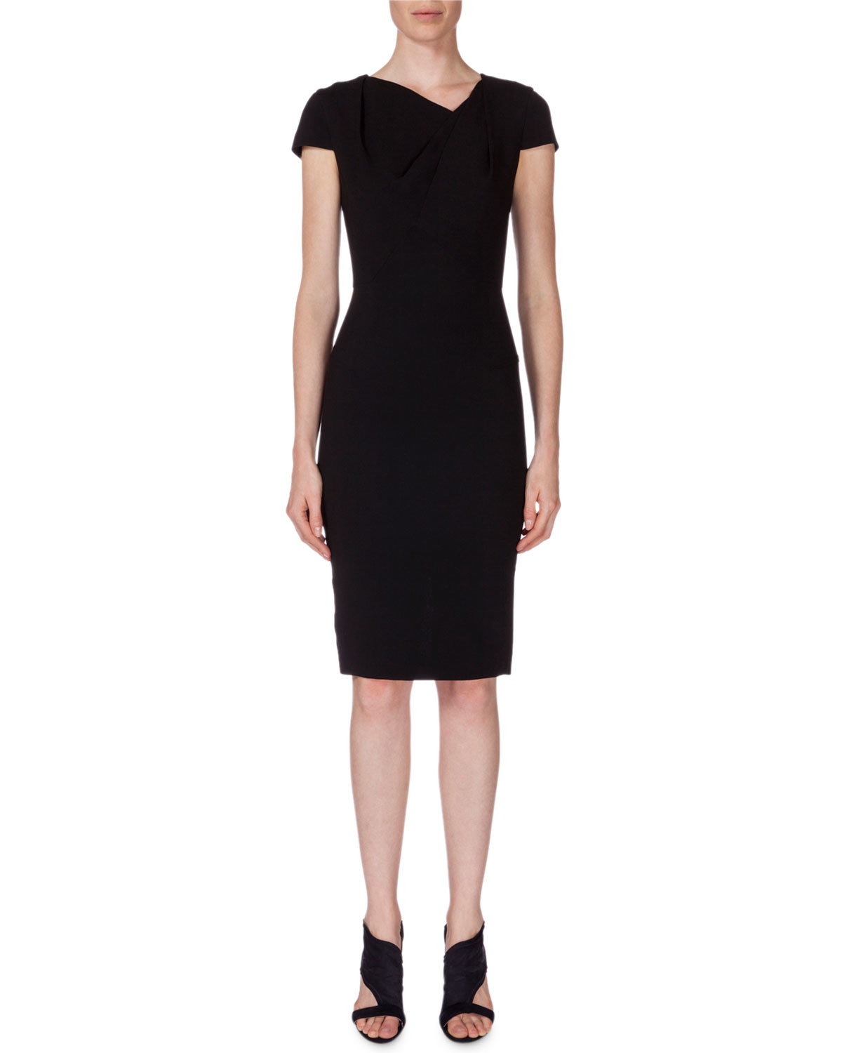 v neck sheath