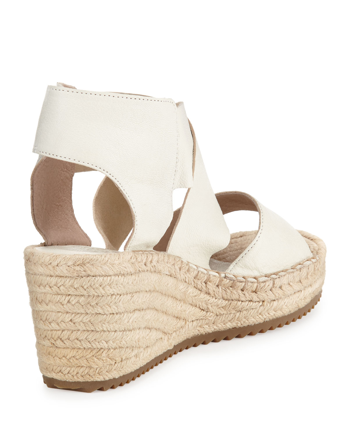 Lyst - Eileen Fisher Willow Leather Espadrilles in White