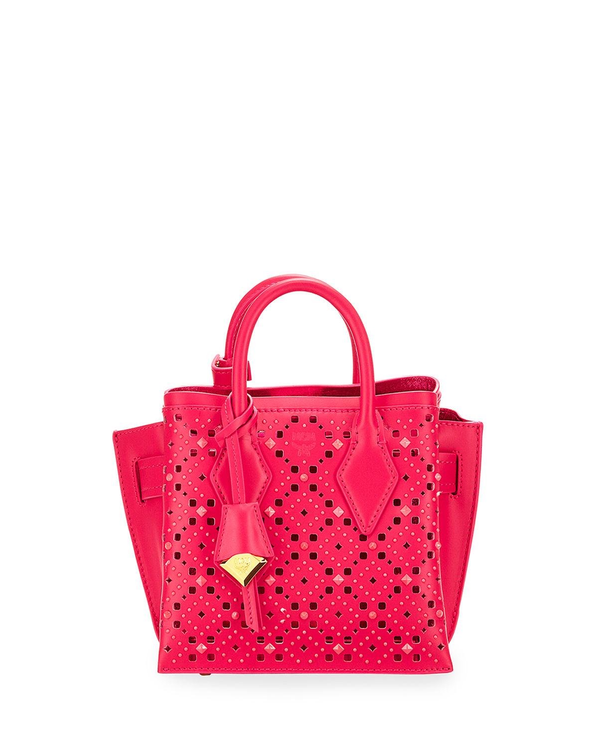 mcm purse pink