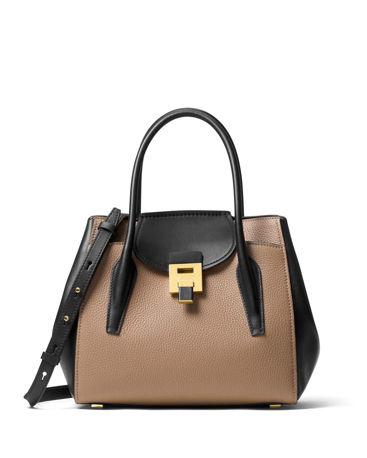 michael kors two tone tote bag