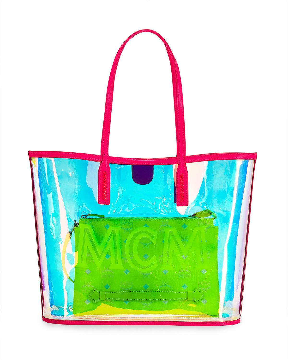 neon pink shoulder bag