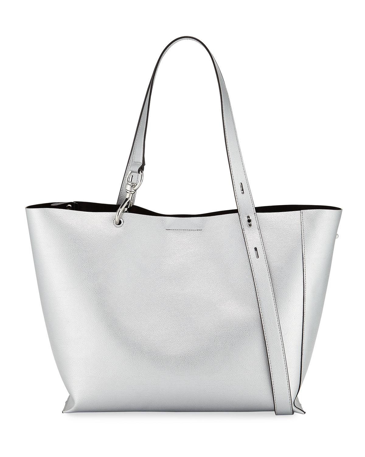 Lyst - Rebecca Minkoff Stella Large Metallic Tote Bag in Metallic