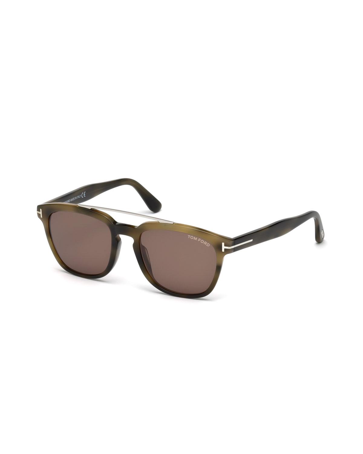 Tom Ford Men S Holt 54mm Square Sunglasses Havana For Men Lyst