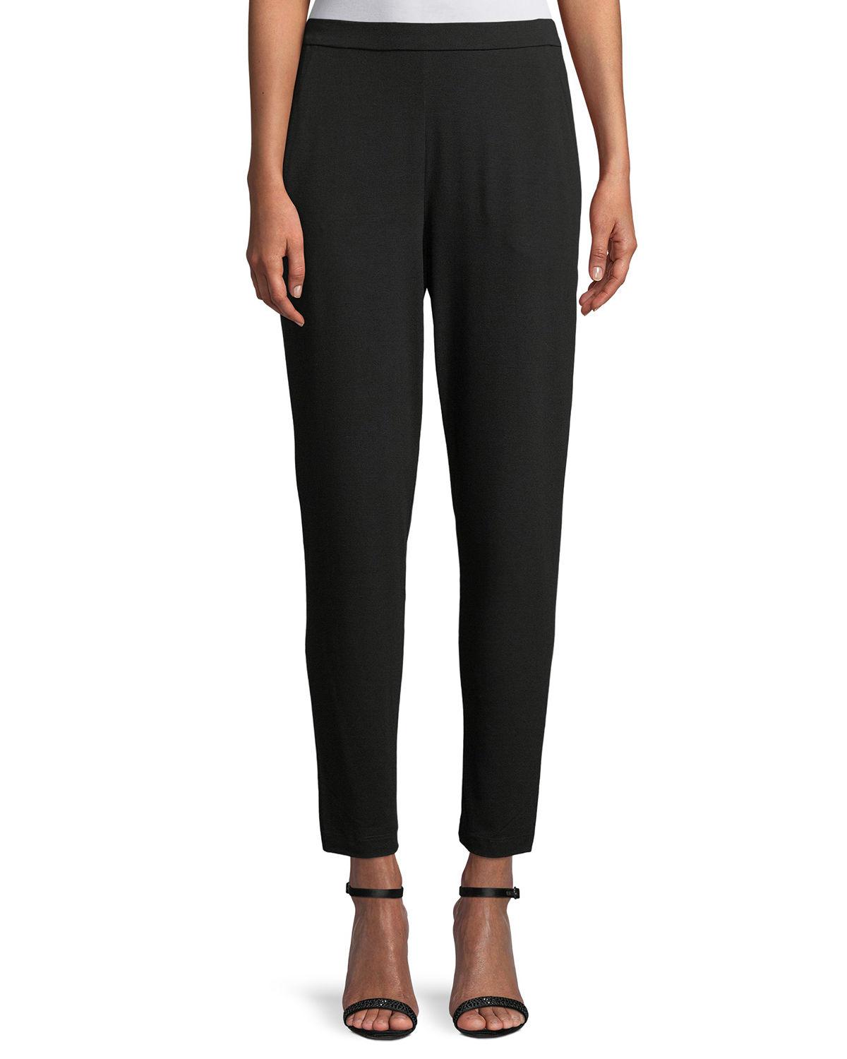 eileen fisher slouchy ankle joggers