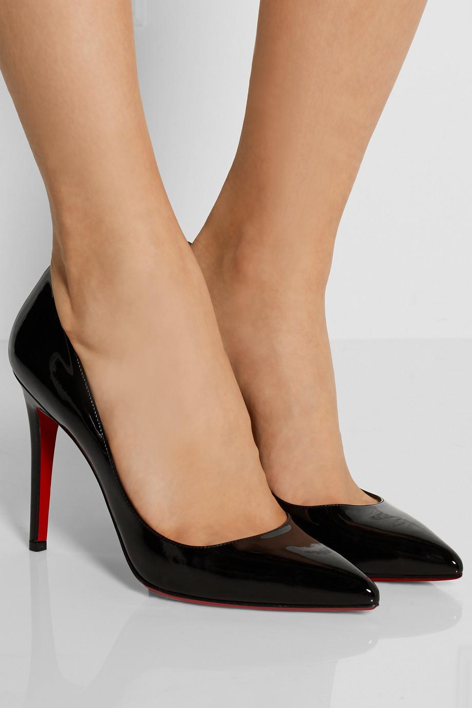 christian louboutin pigalle 100 patent calf