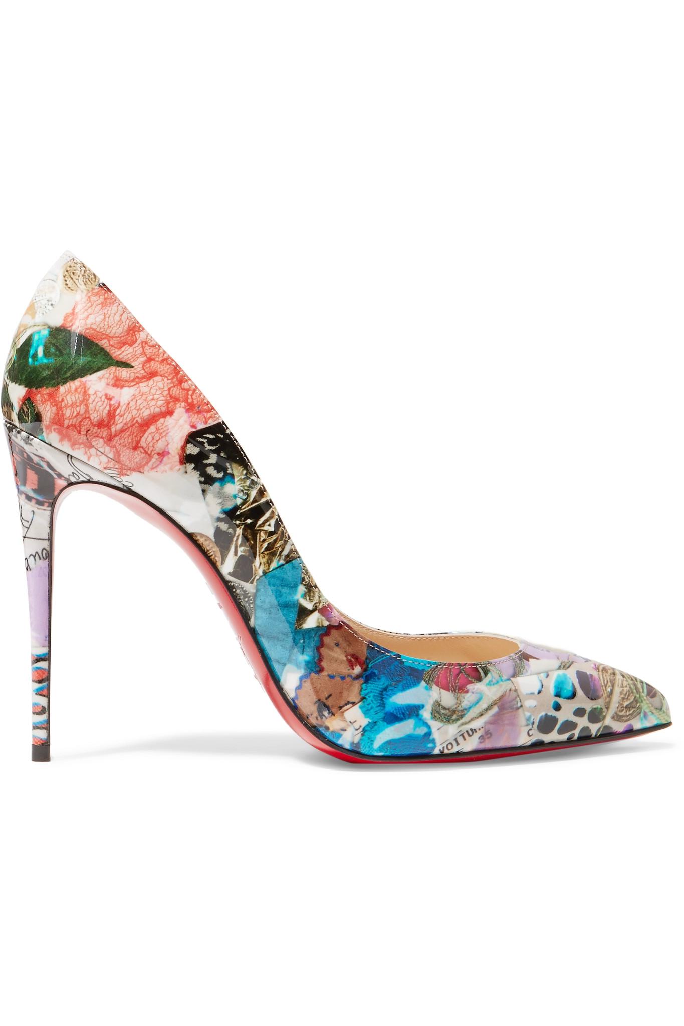 christian louboutin pigalle follies 100 printed satin pumps christian louboutin pigalle follies 100 printed satin pumps