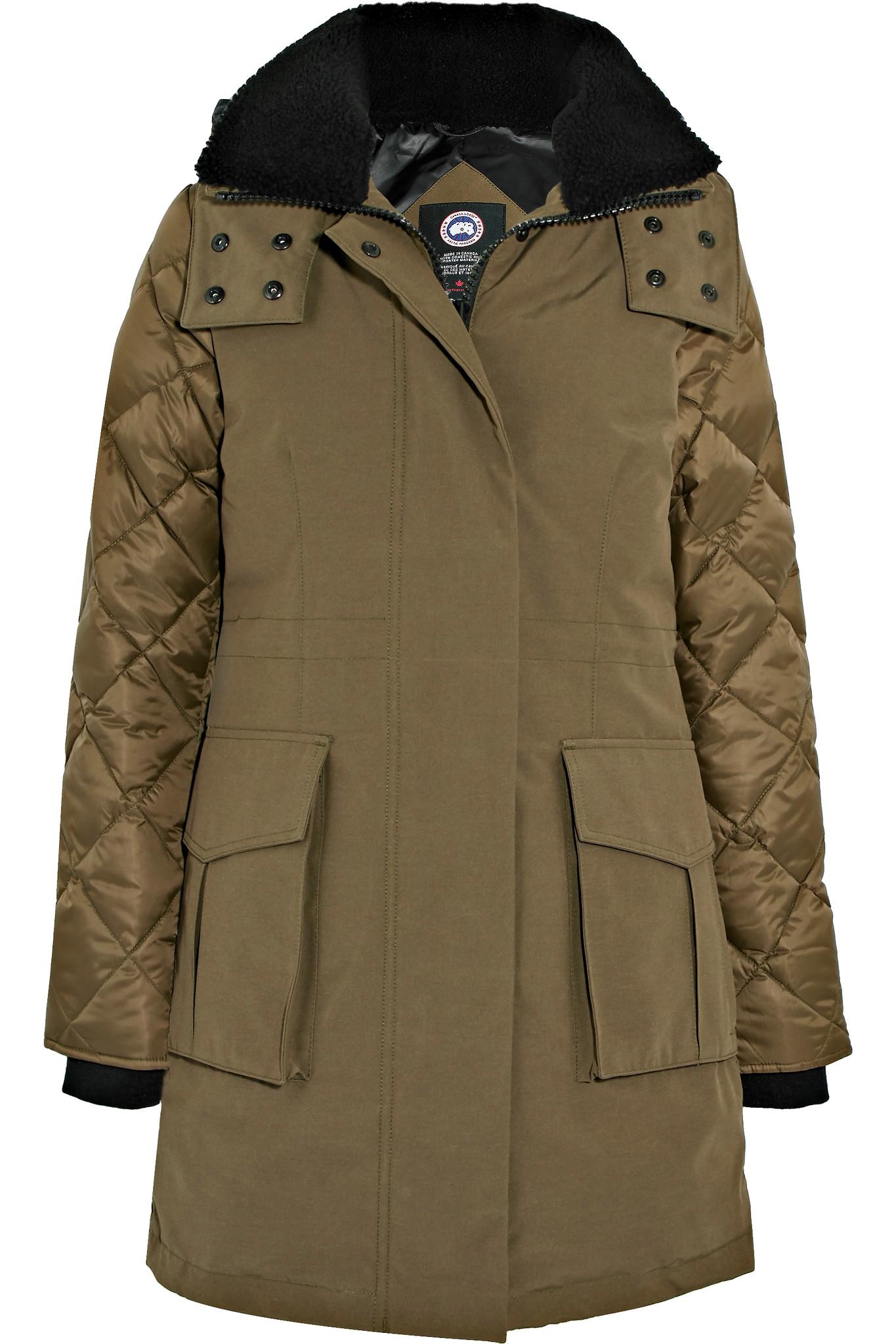 canada goose quilted tech canvas parka canada goose quilted tech canvas parka