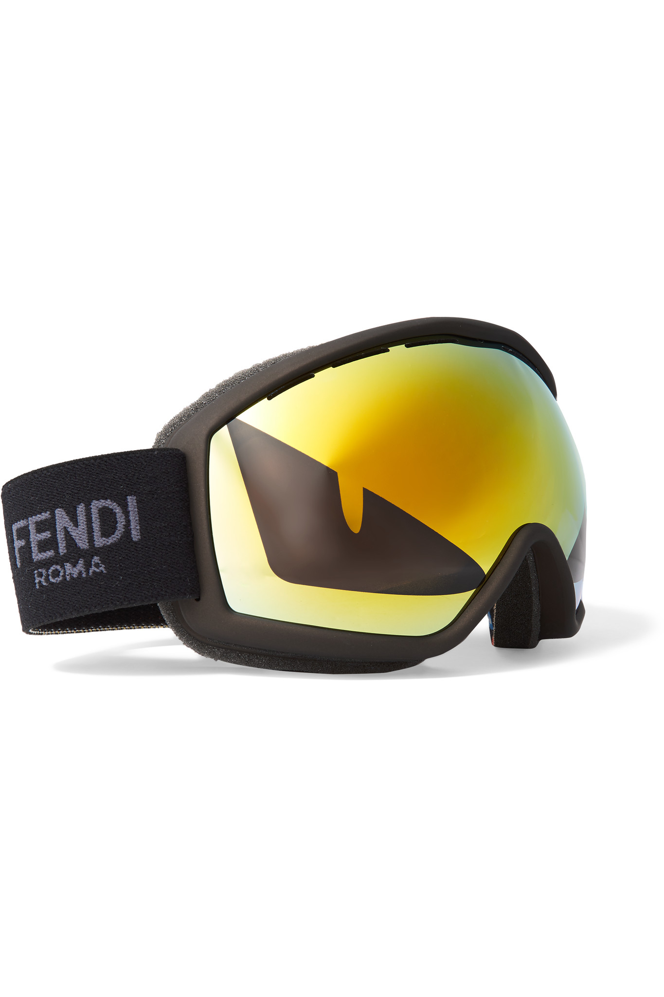 Lyst Fendi Mirrored Ski Goggles in Black