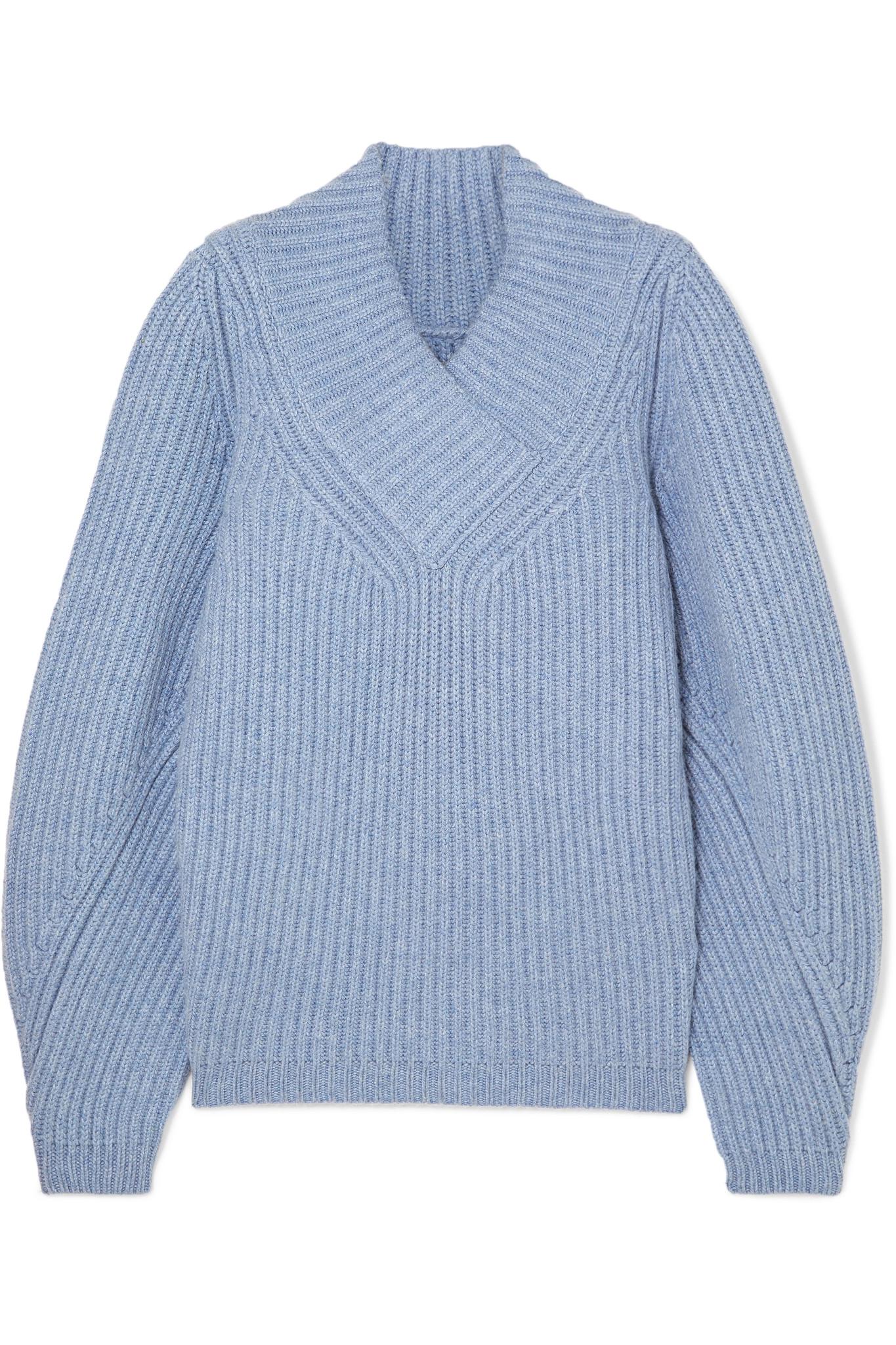 Lyst - Khaite Carlito Cashmere Sweater in Blue