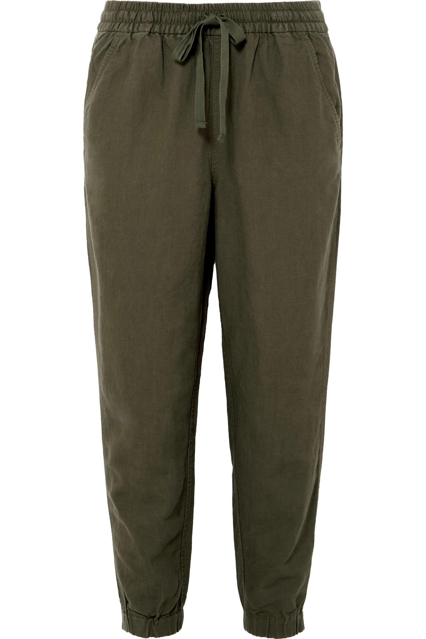 j crew green pants