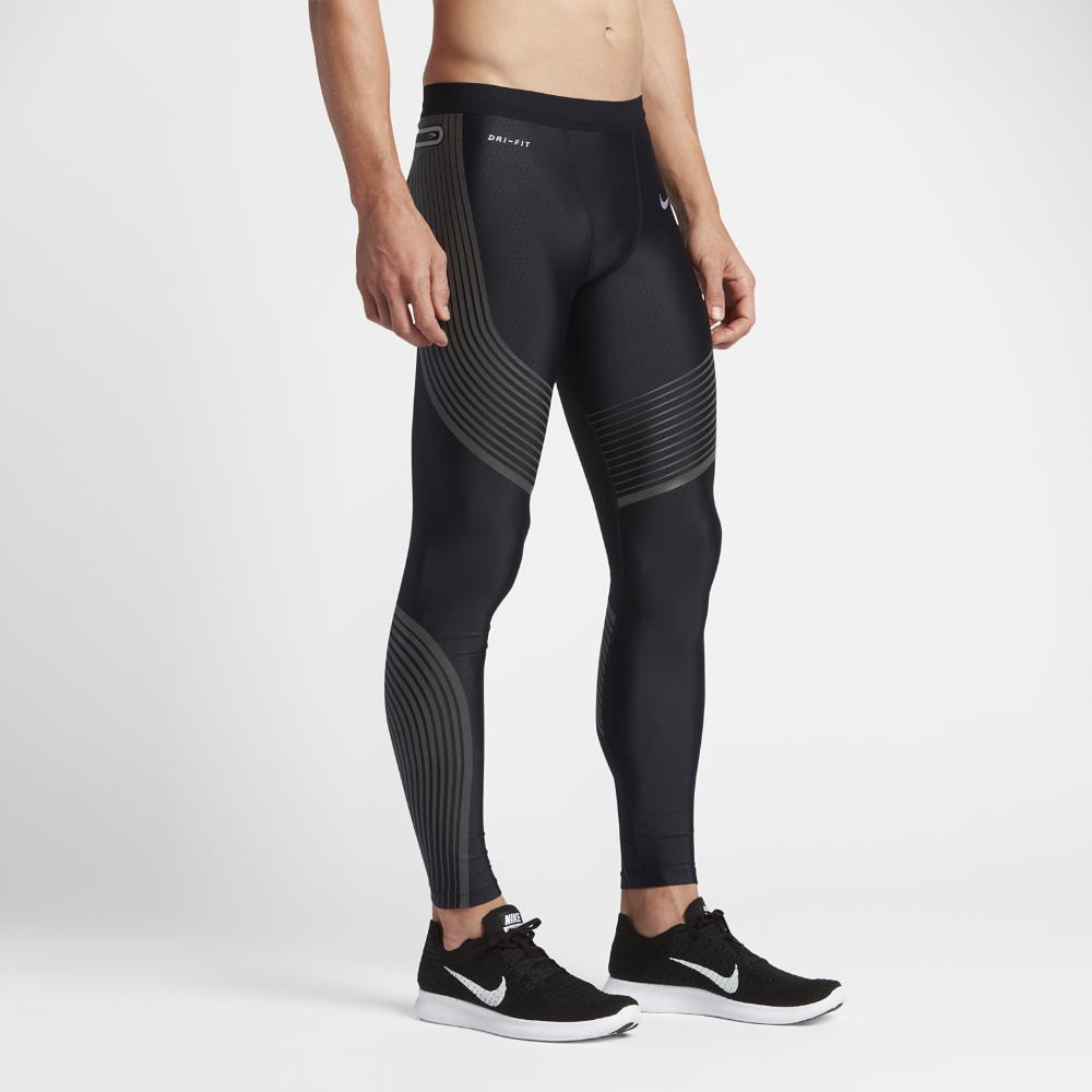 Nike Power Speed Flash Men's Running Tights in Black for Men | Lyst
