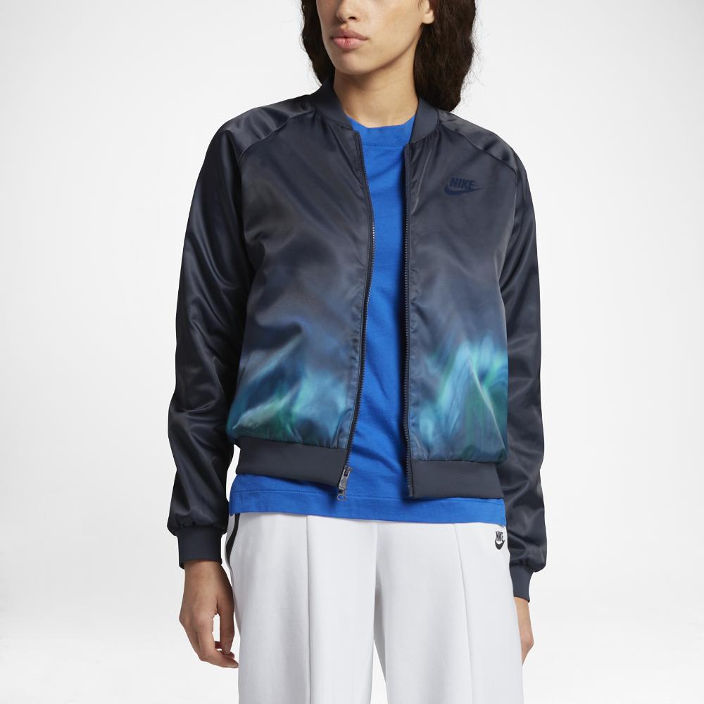 Lyst Nike Sportswear Women's Bomber Jacket in Blue