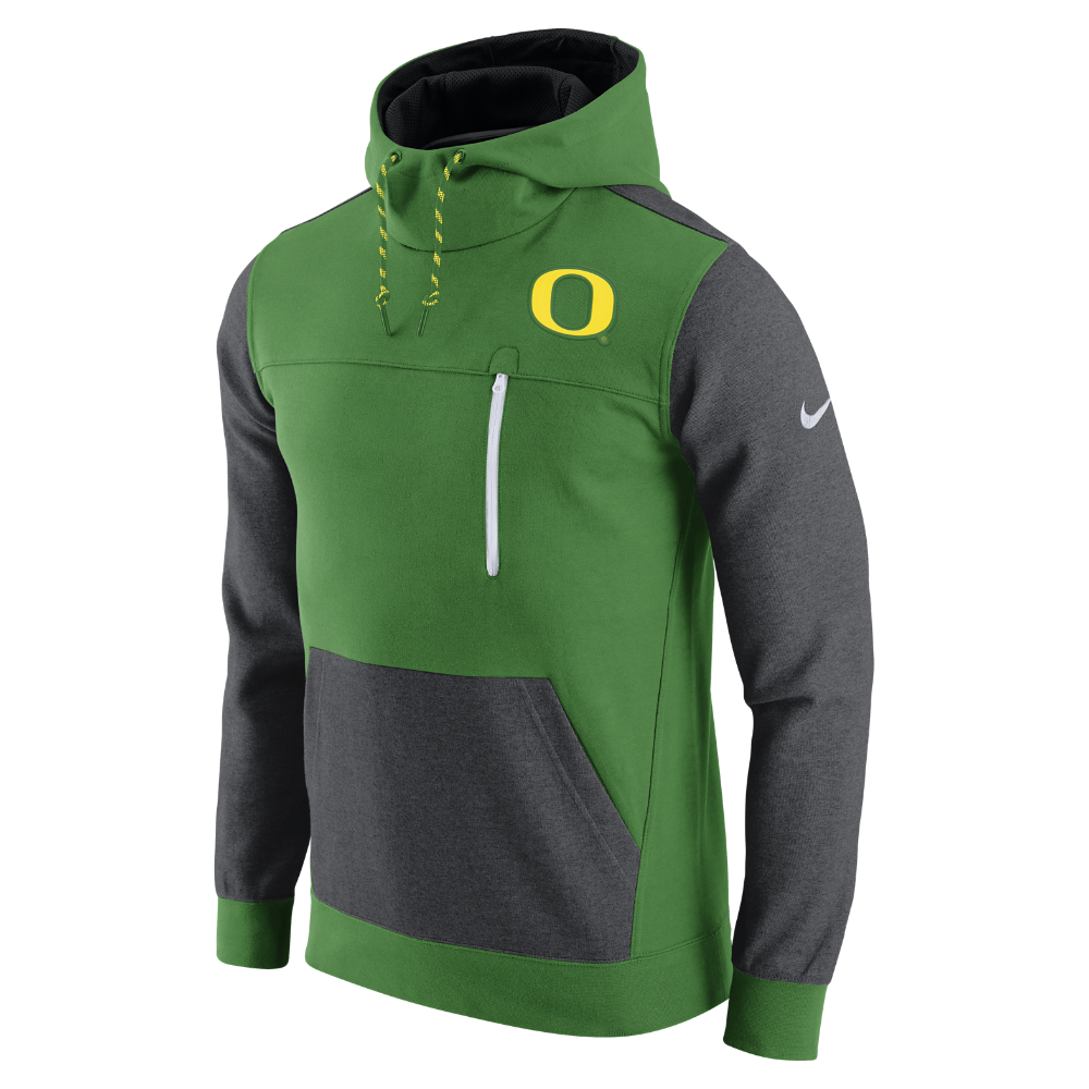nike pullover hoodie green