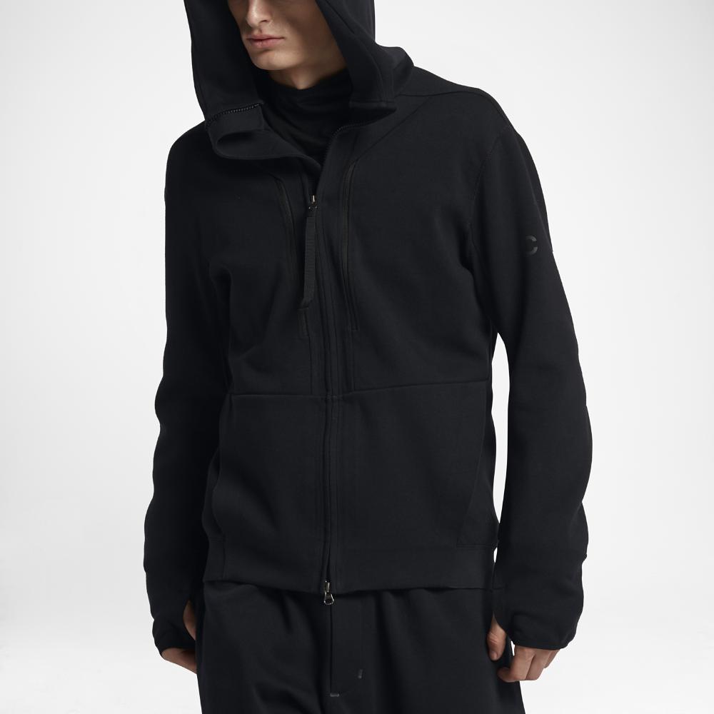 Lyst - Nike Lab Acg Tech Fleece Funnel Men's Full-zip Hoodie in Black ...