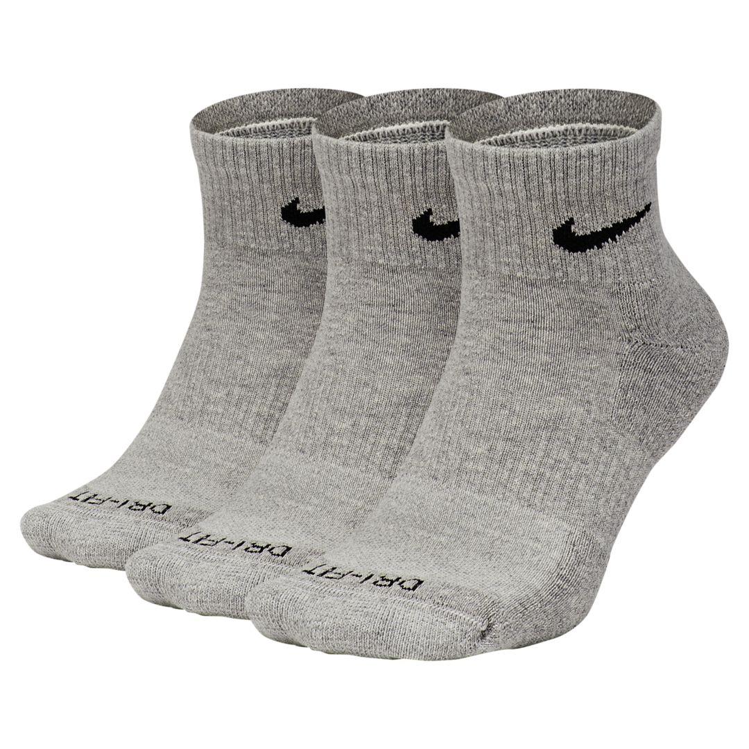 Nike Everyday Plus Training Cushion Ankle Socks (3 Pairs) in Gray for ...