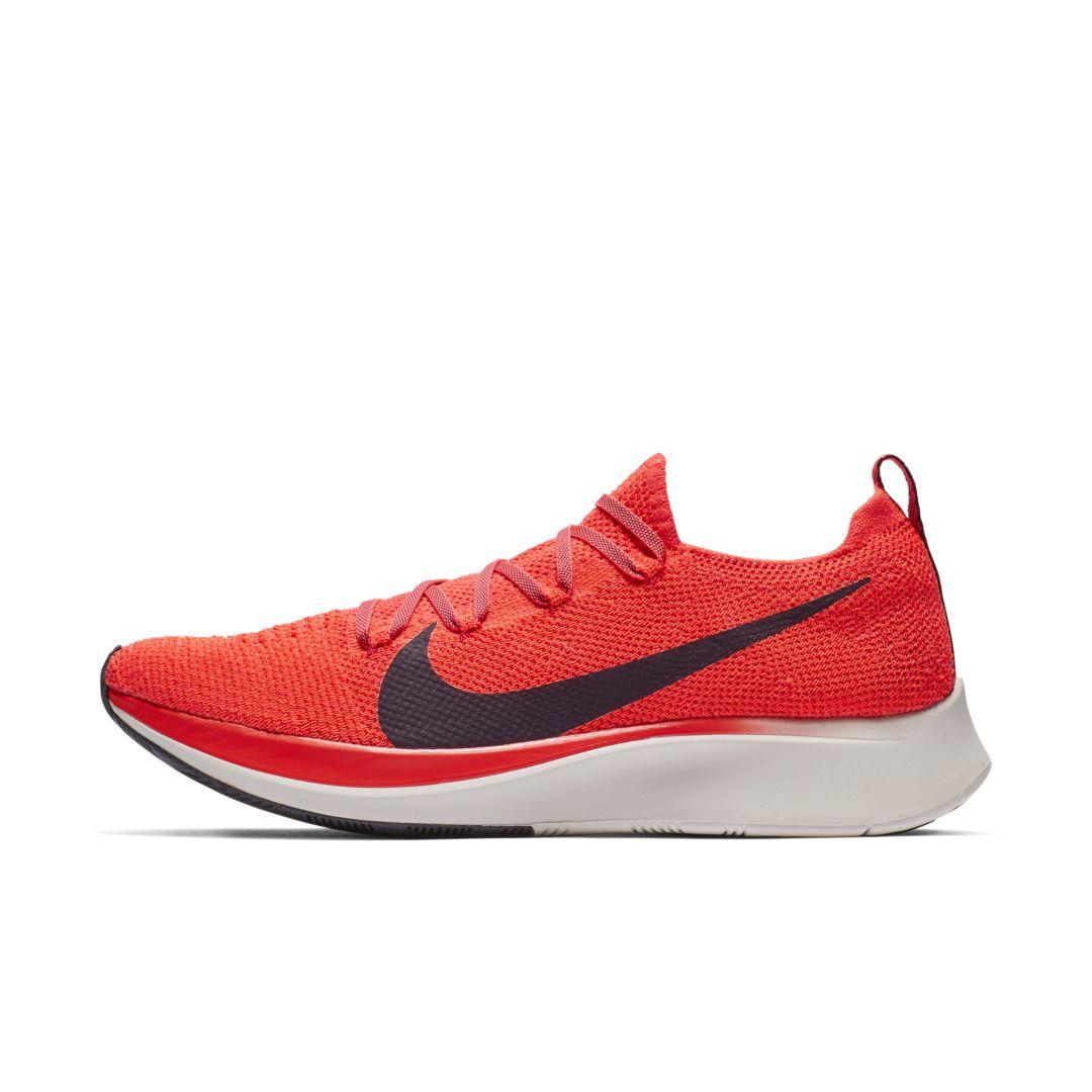 Nike Zoom Fly Flyknit Running Shoe in Red for Men - Lyst