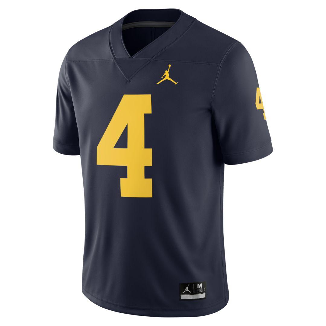 Nike Jordan College Dri-fit Game (michigan) Football Jersey in Blue for ...