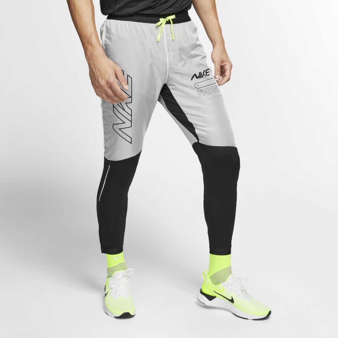 nike phenom reflective pants black