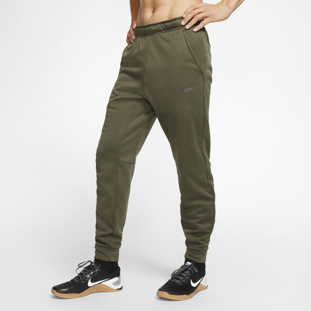 Nike Therma Tapered Training Pants in Green for Men - Lyst