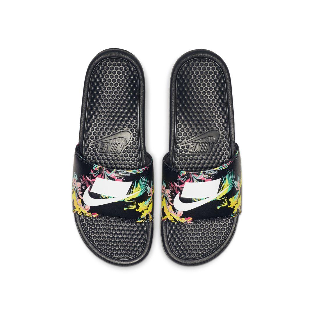  Nike  Benassi Slide  in Black  for Men Lyst