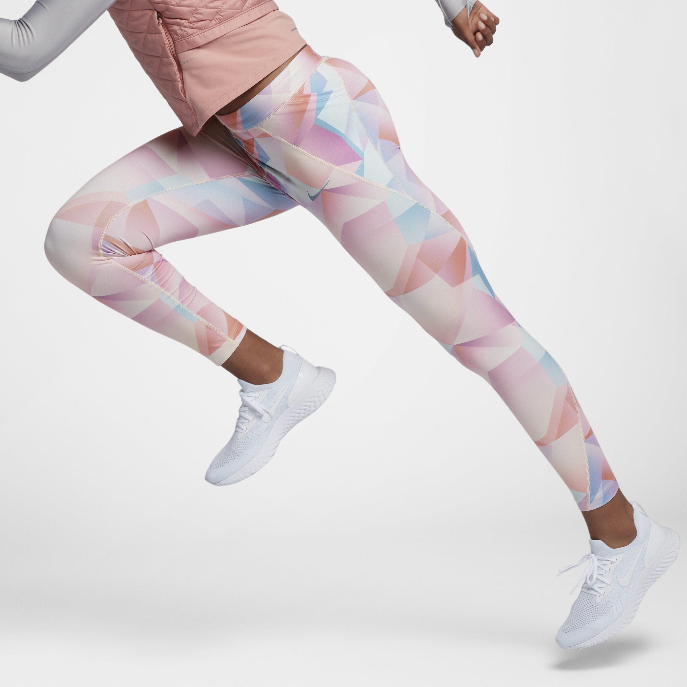 nike mid rise running tights