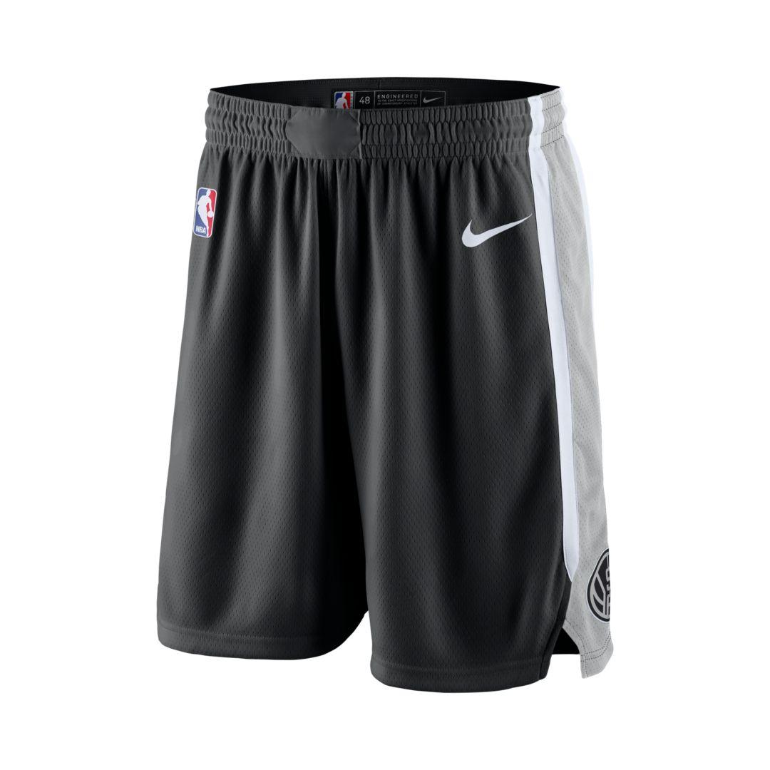 Nike San Antonio Spurs Icon Edition Swingman Nba Shorts in Black for ...