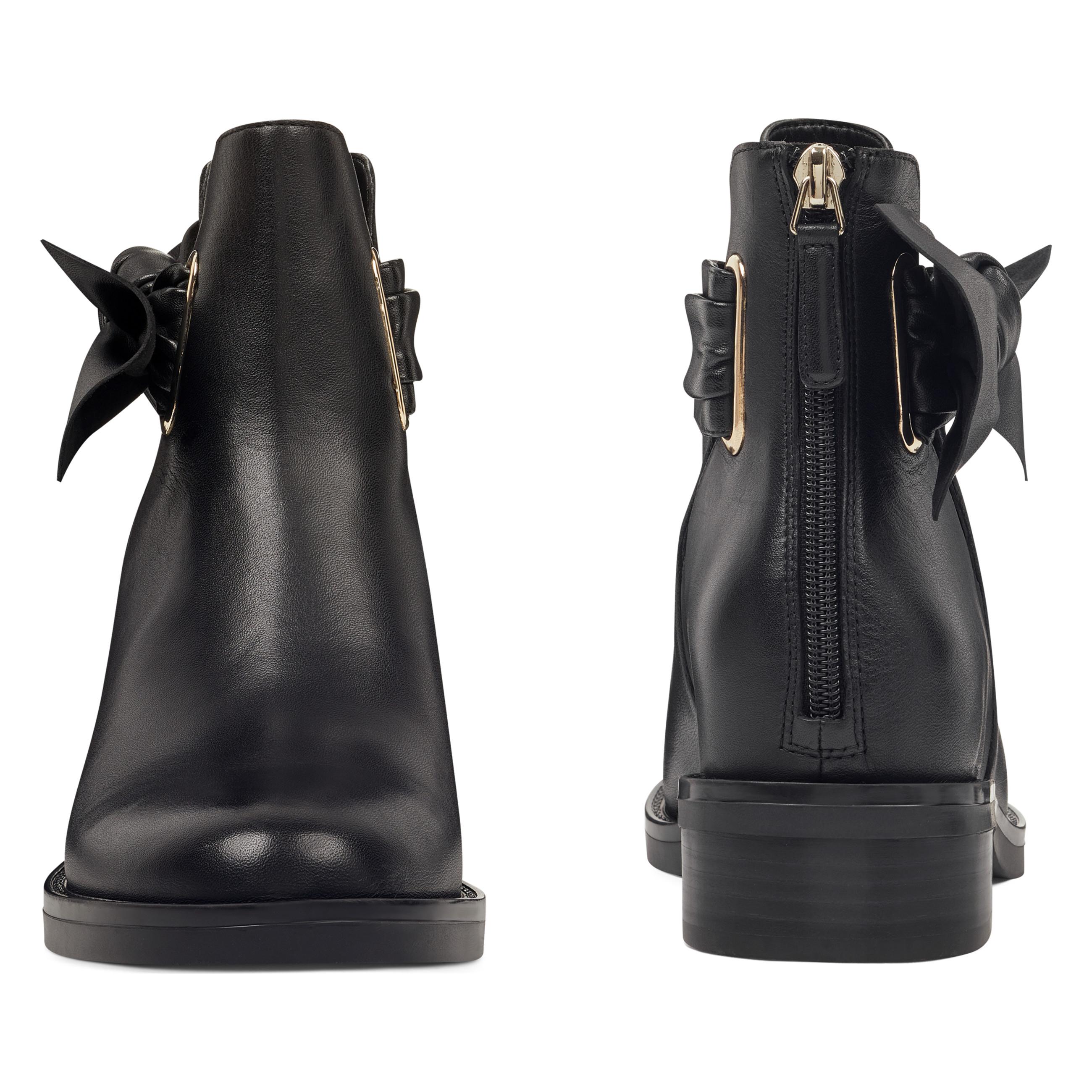 tinasofa bow flat booties