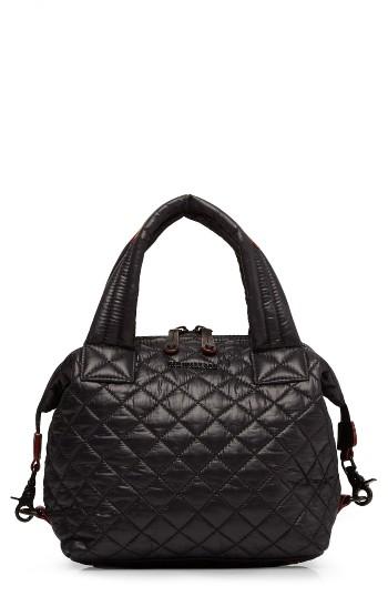 Mz wallace &#39;small Sutton&#39; Quilted Oxford Nylon Crossbody Bag in Black | Lyst