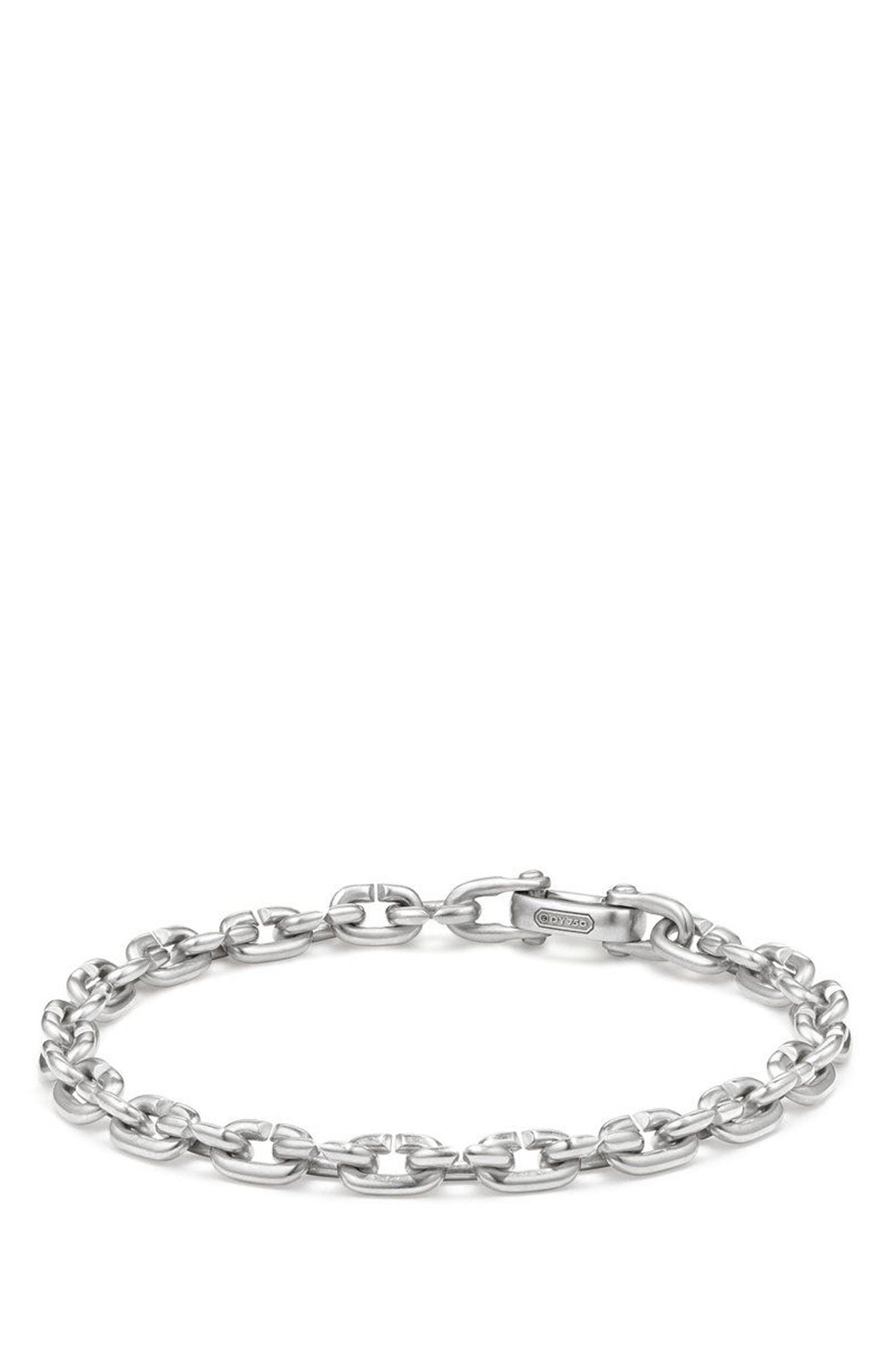 Lyst David Yurman Narrow Chain Link Bracelet in Metallic for Men