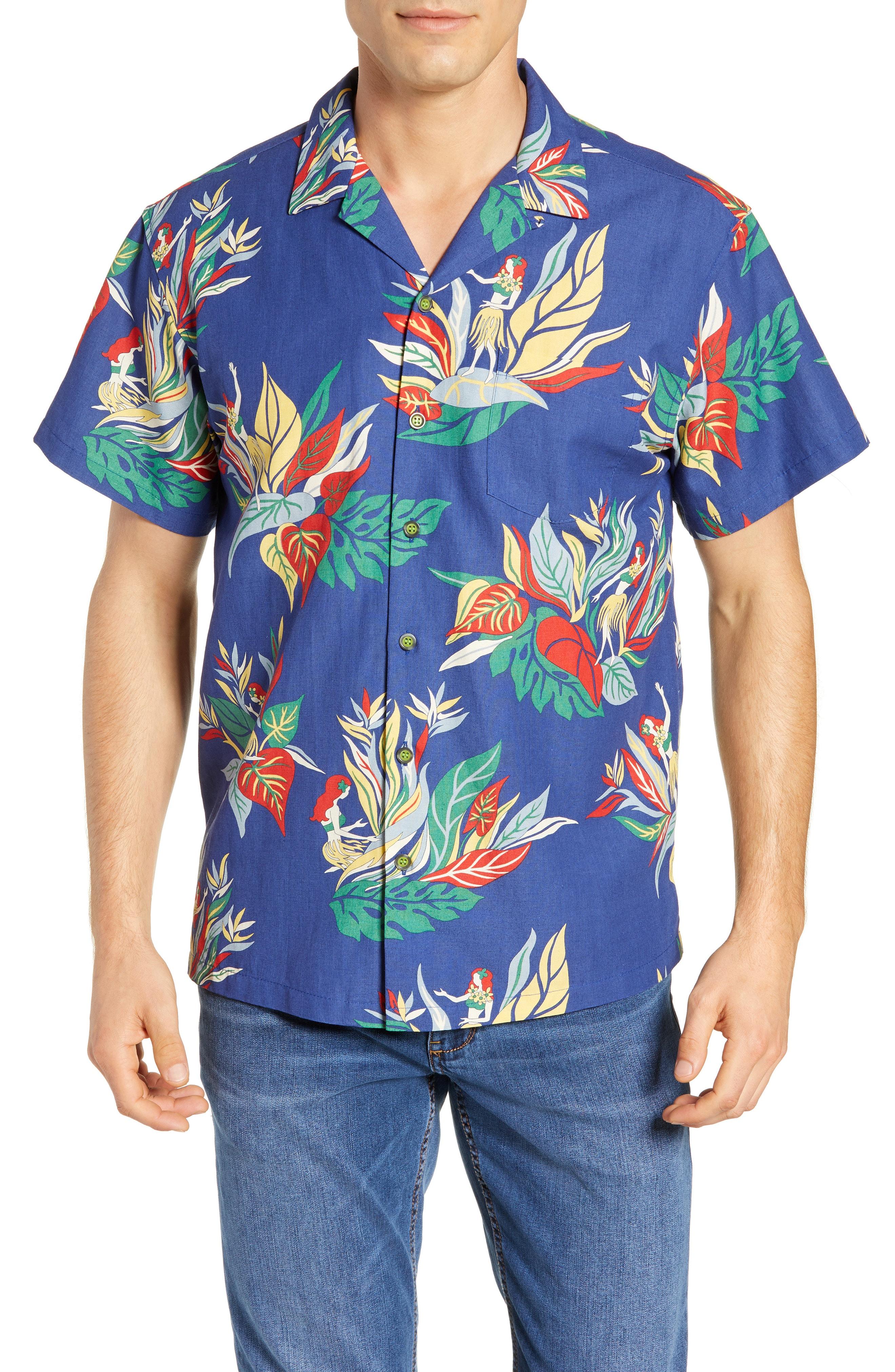 Lyst - Kahala Full Bloom Classic Fit Sport Shirt in Blue for Men