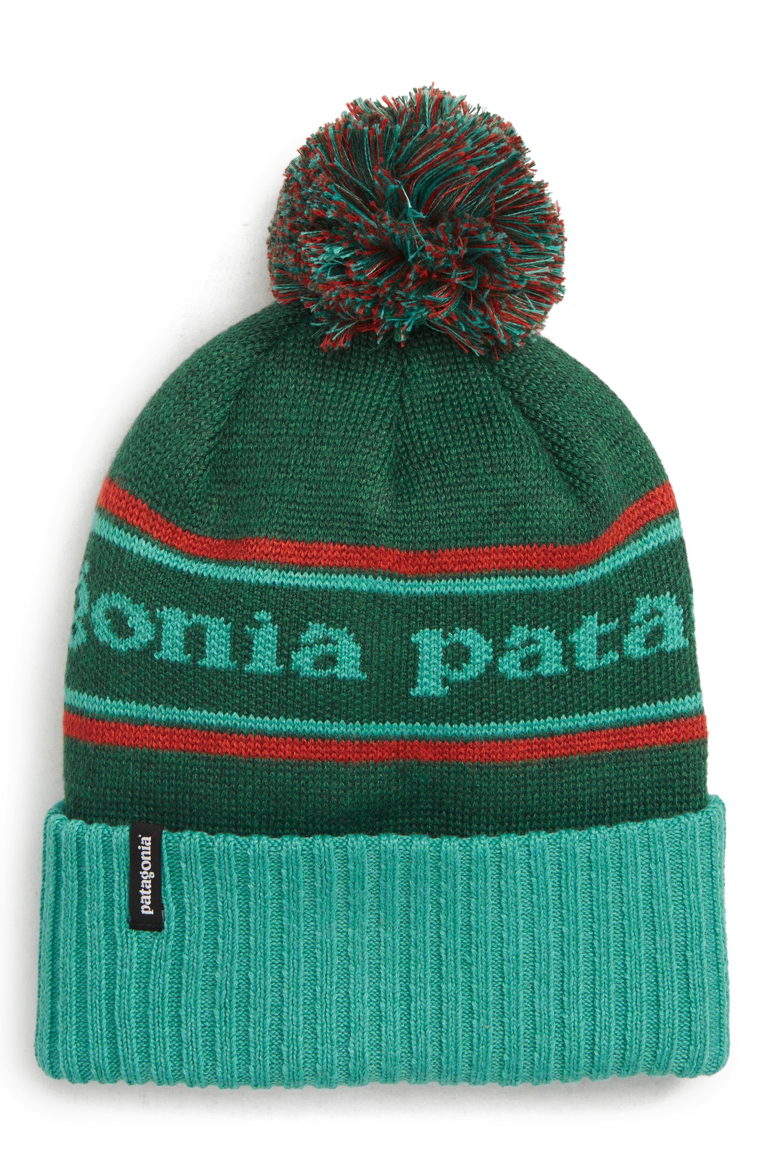  Patagonia  Powder Town Beanie  in Green for Men Lyst