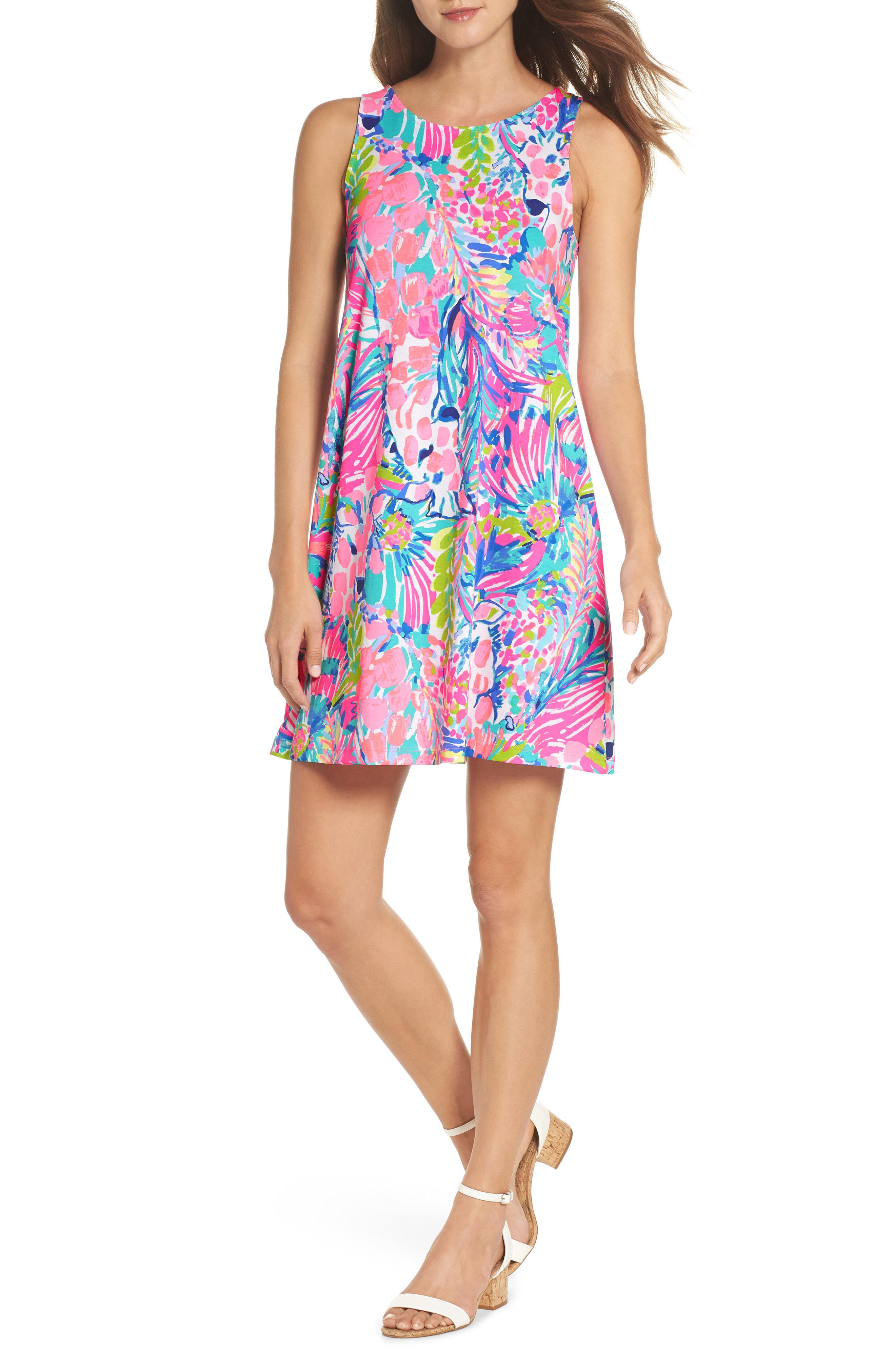 Lyst Lilly Pulitzer Lilly Pulitzer Kristen Trapeze Dress In Blue