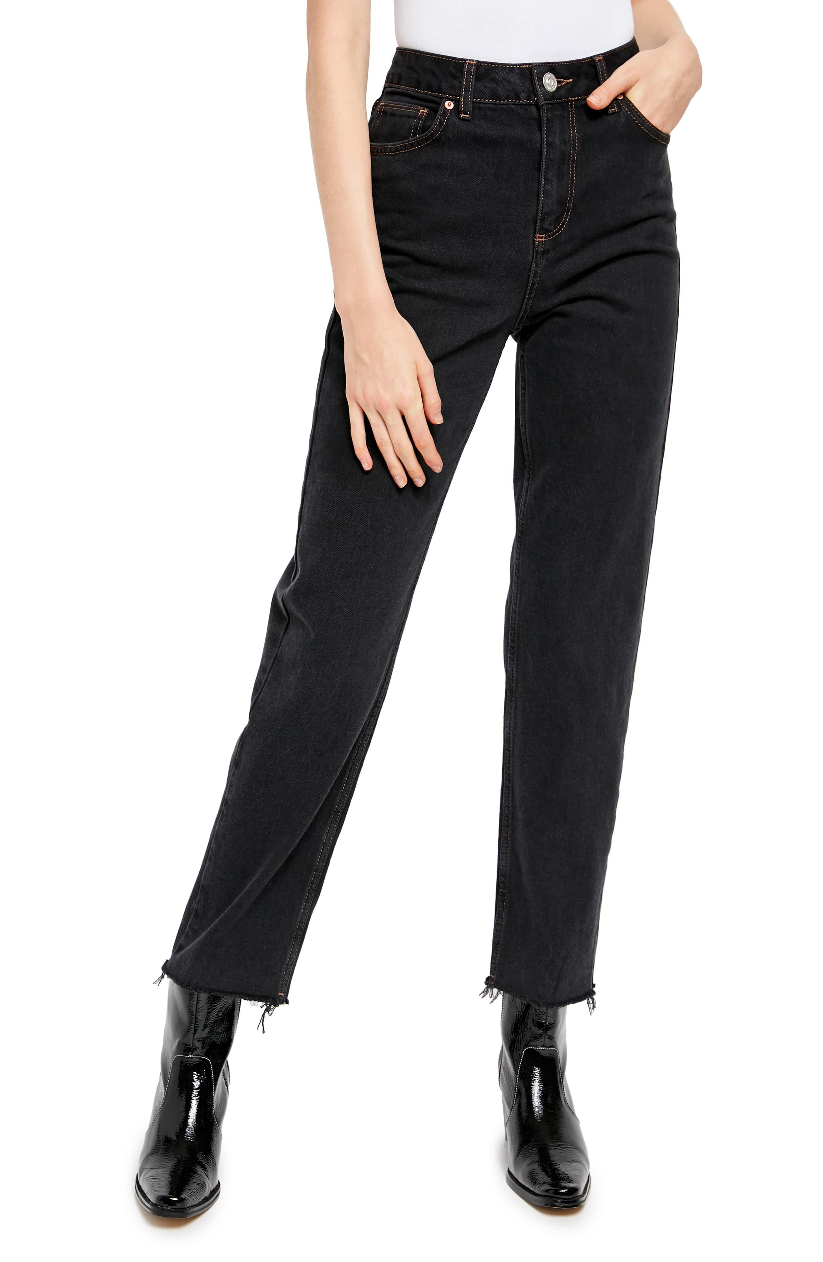 BDG Denim Urban Outfitters Pax Contrast Stitch High Waist Crop Jeans in ...